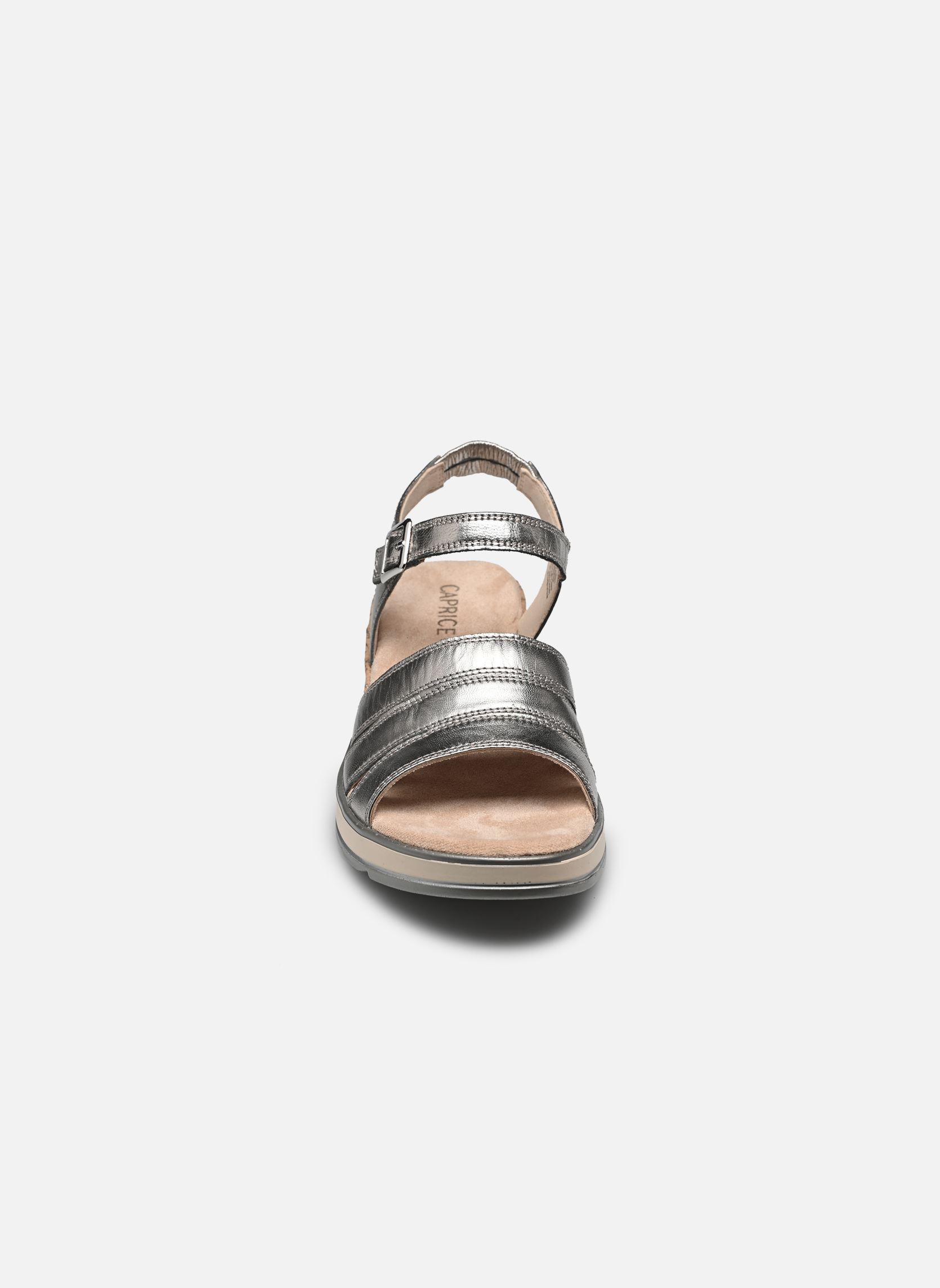 Sandali con zeppa e plateau 28711-44 N donna argento Caprice Sandali con zeppa e plateau 28711-44 N donna argento STONE METALLIC