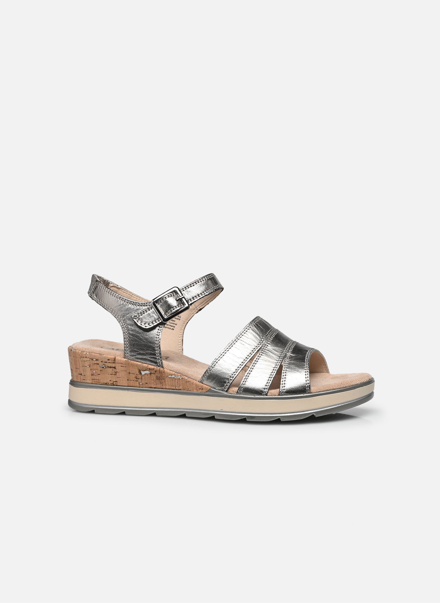 Sandali con zeppa e plateau 28711-44 N donna argento Caprice Sandali con zeppa e plateau 28711-44 N donna argento STONE METALLIC