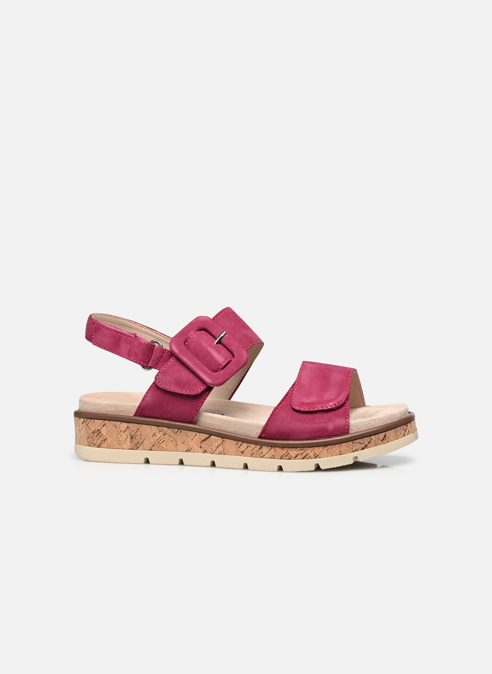 Sandales compensées et plateformes 28714-44 N femme rose Caprice Sandales compensées et plateformes 28714-44 N femme rose FUCHSIA SUEDE
