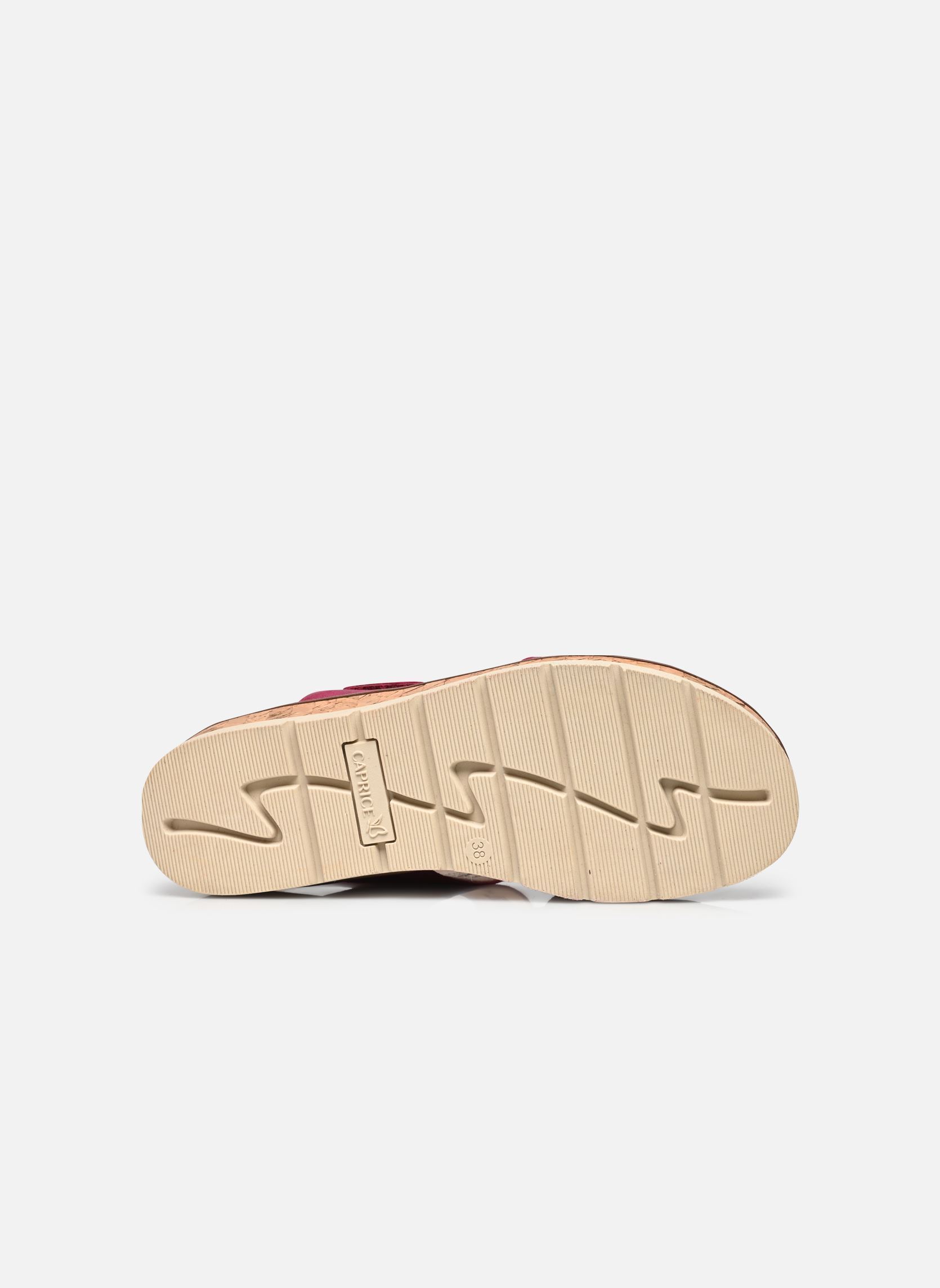 Sandales compensées et plateformes 28714-44 N femme rose Caprice Sandales compensées et plateformes 28714-44 N femme rose FUCHSIA SUEDE