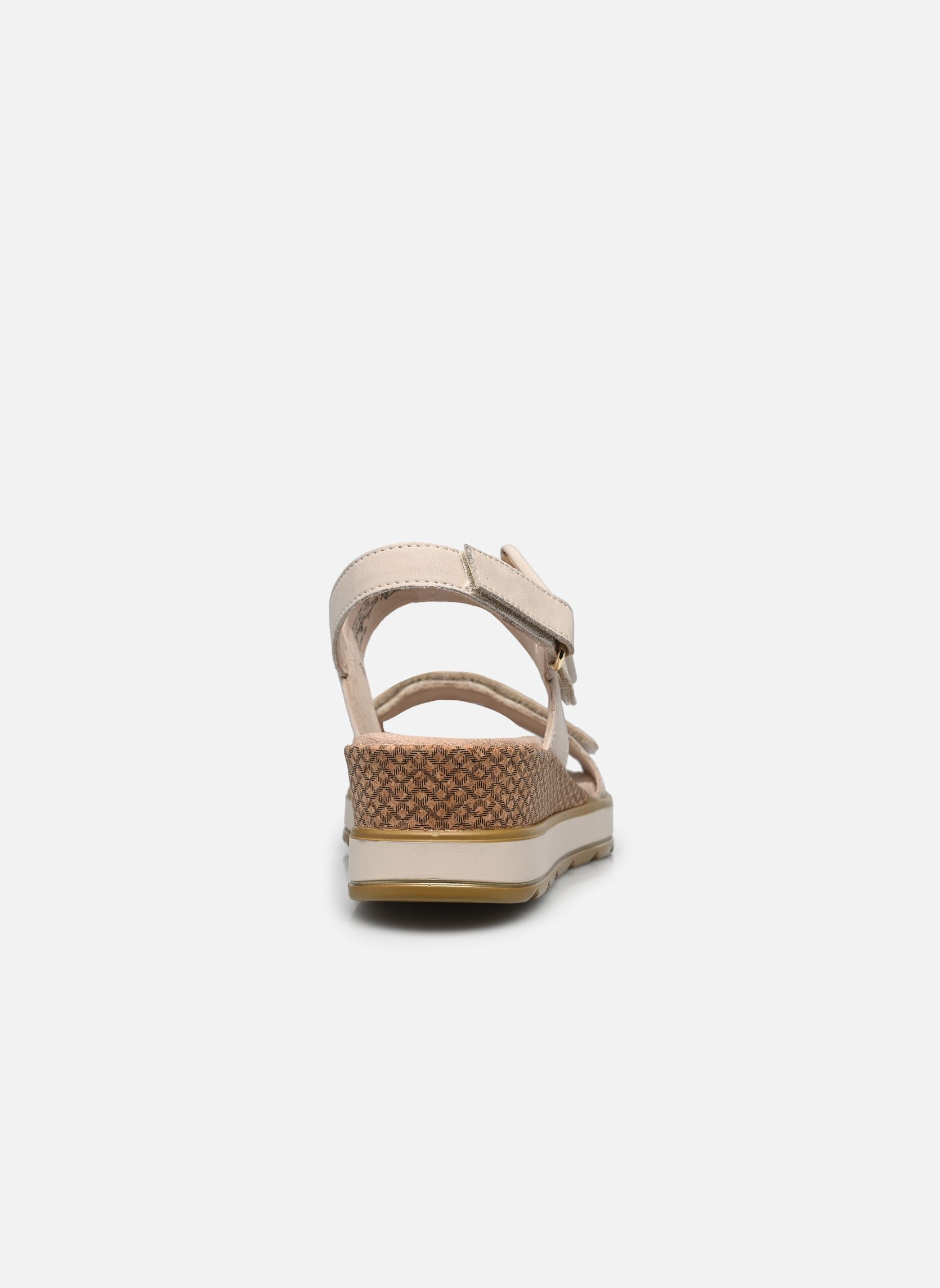 Sandales compensées et plateformes 28753-42 N femme beige Caprice Sandales compensées et plateformes 28753-42 N femme beige SNOW NUBUC