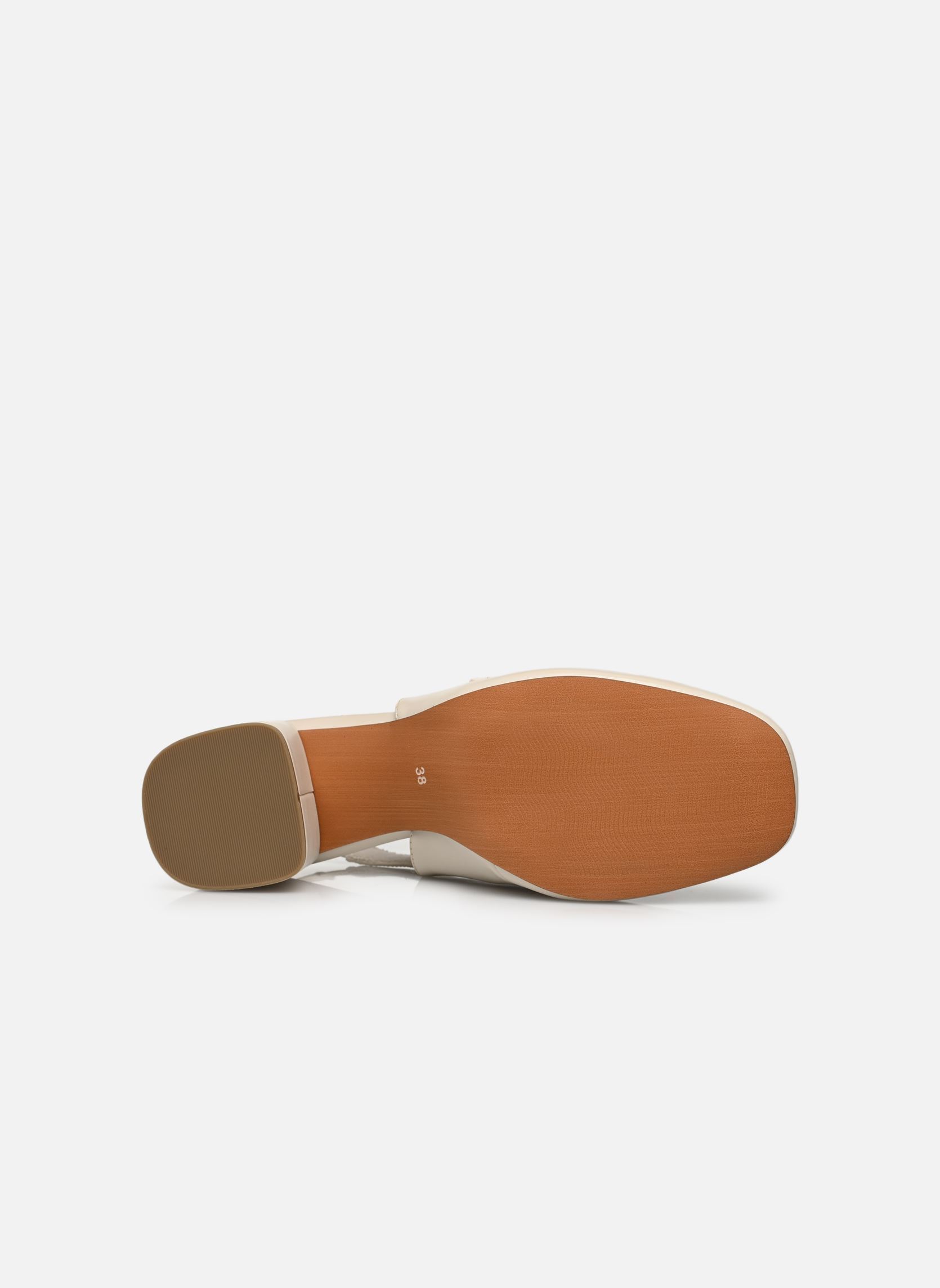 Zapatos de tacón con correas 29602-44 N mujer beige Marco Tozzi Zapatos de tacón con correas 29602-44 N mujer beige CREAM