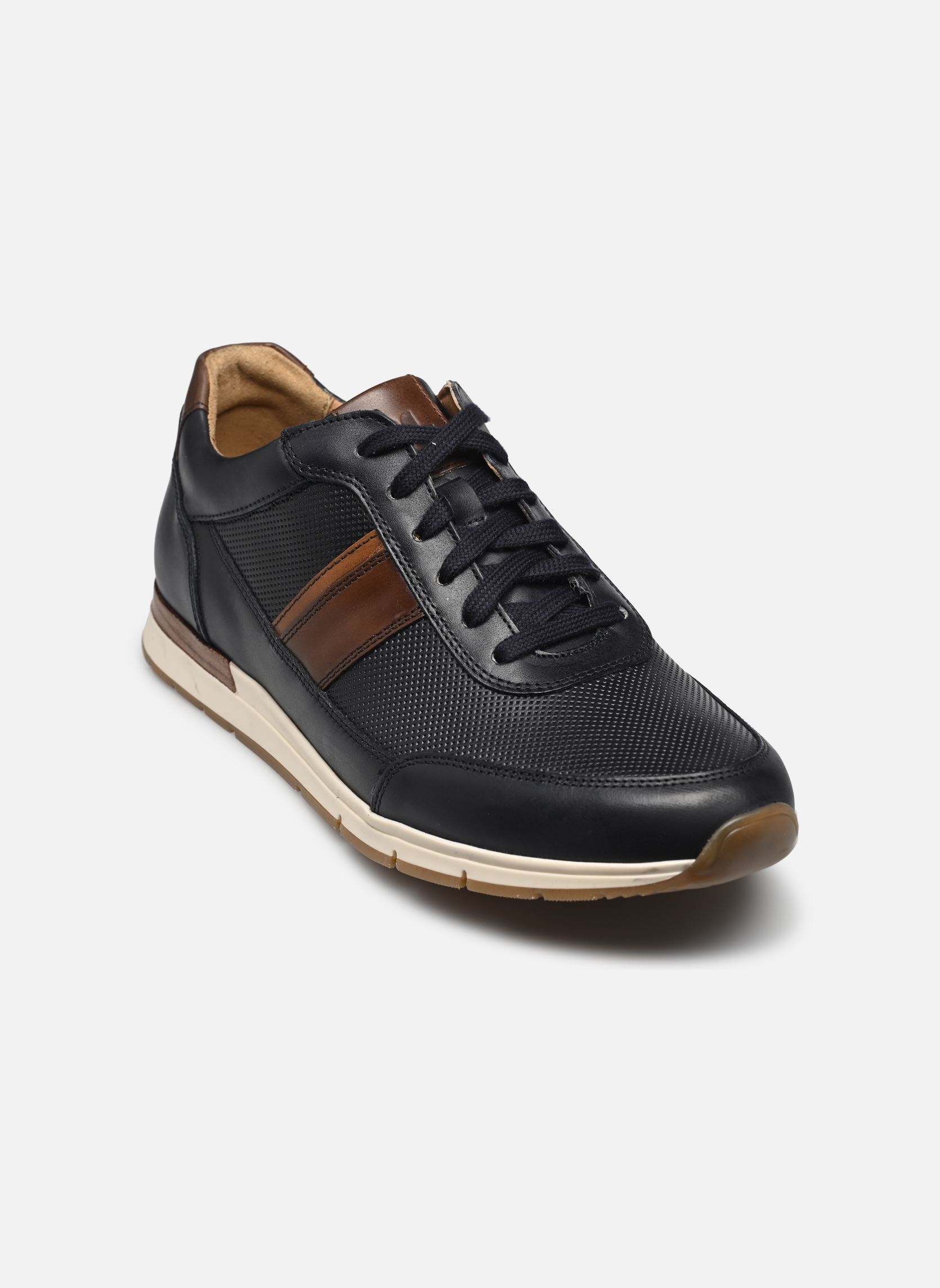 Sneakers Miror heren blauw Pius Gabor Sneakers Miror heren blauw MIDNIGHT/MOCCA/COGNAC