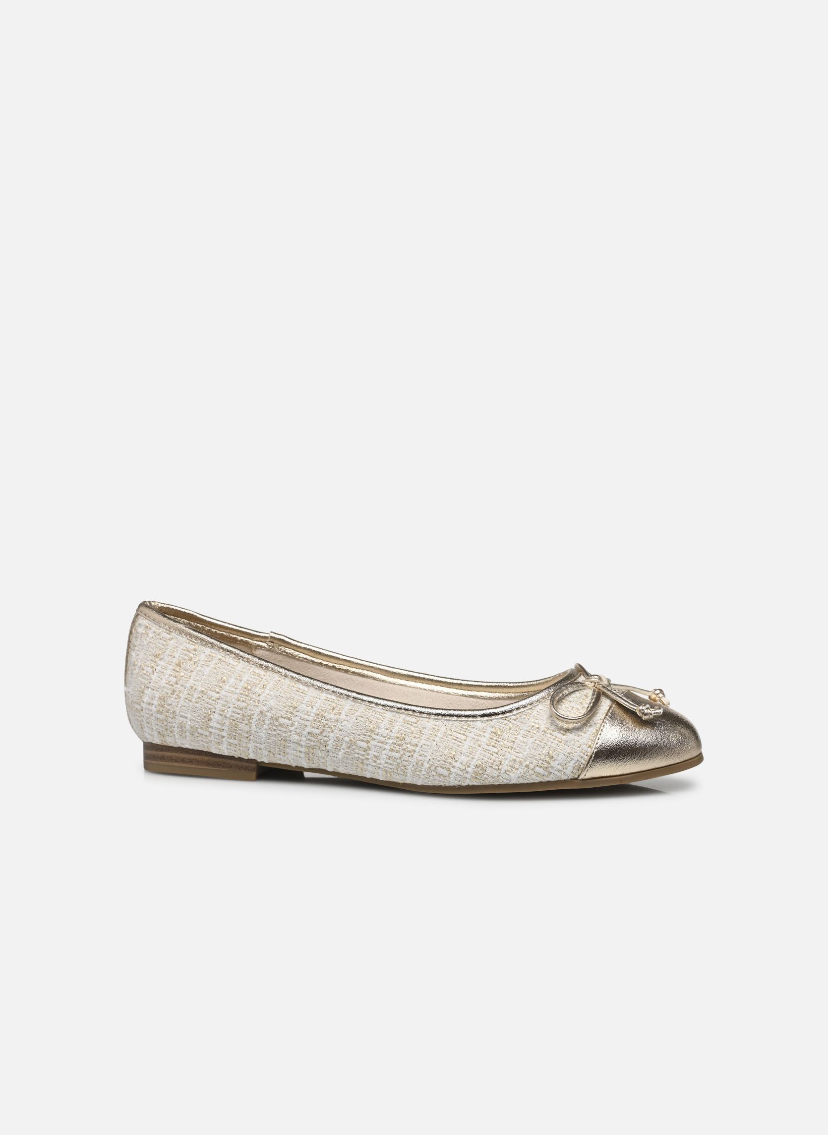 Klassieke ballerina's 22118-44 N dames goud en brons Marco Tozzi Klassieke ballerina's 22118-44 N dames goud en brons IVORY MULTI