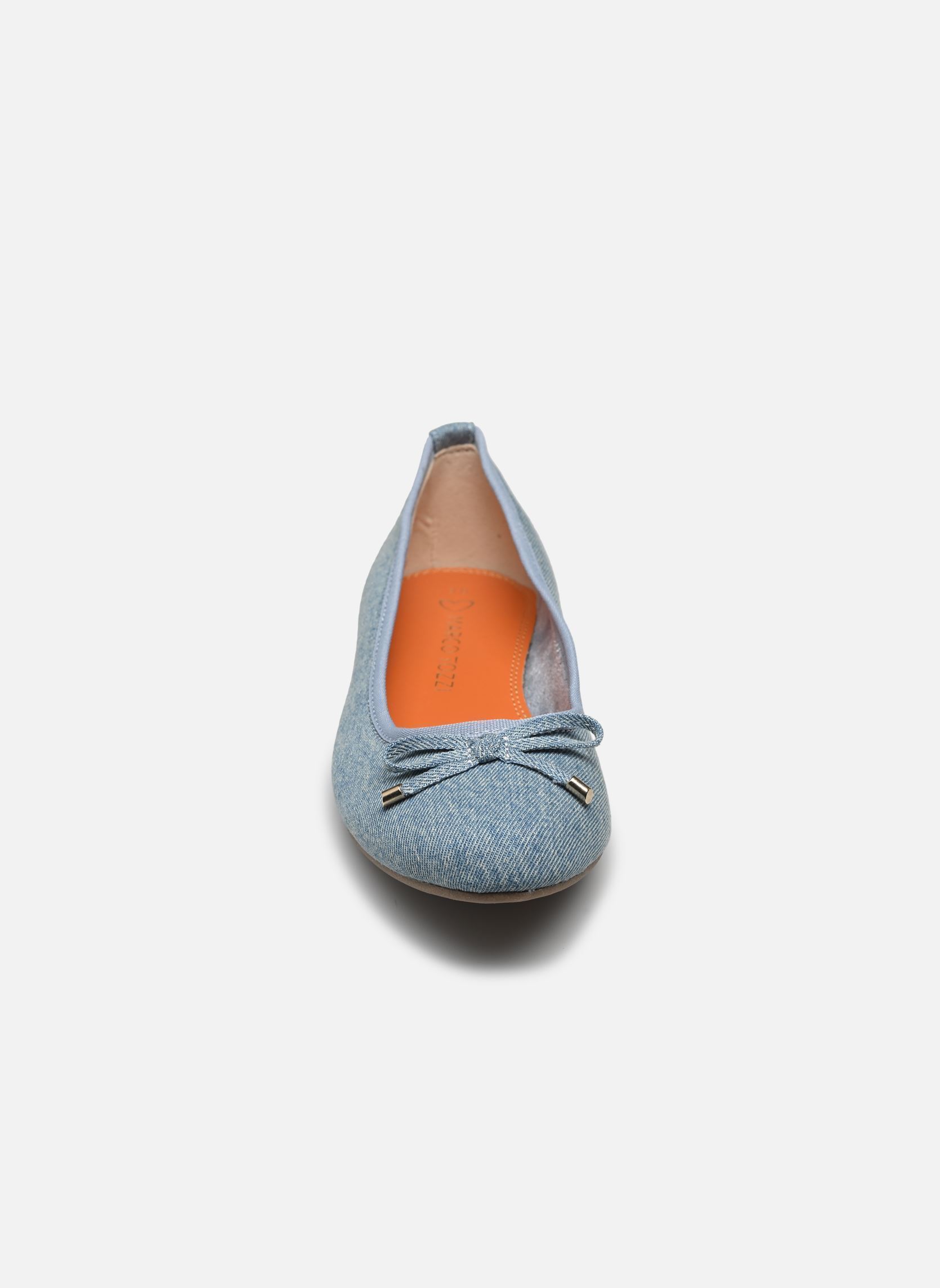 Klassische Ballerinas 22136-42 N damen blau Marco Tozzi Klassische Ballerinas 22136-42 N damen blau LT.BLUE JEANS