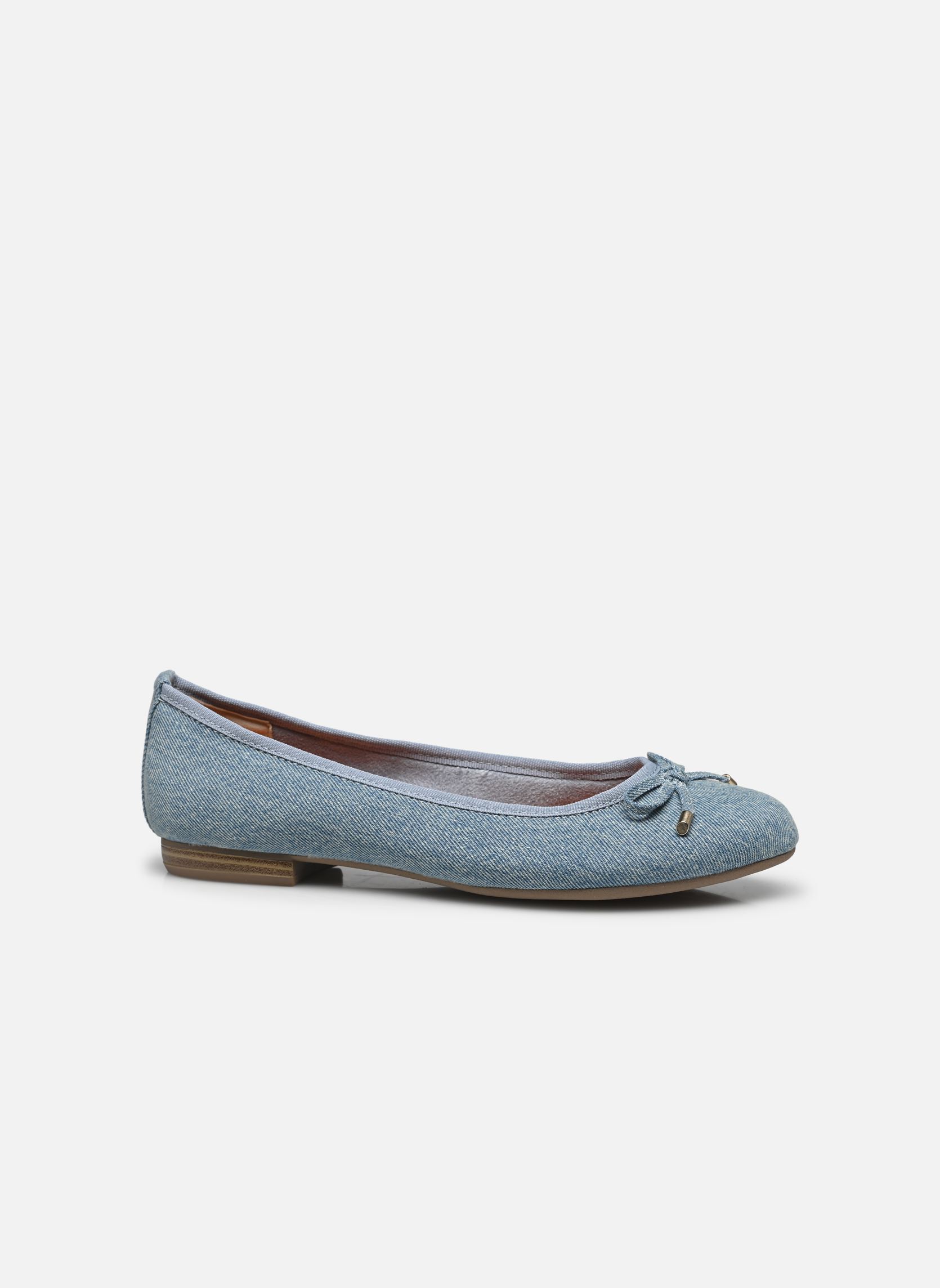 Klassische Ballerinas 22136-42 N damen blau Marco Tozzi Klassische Ballerinas 22136-42 N damen blau LT.BLUE JEANS