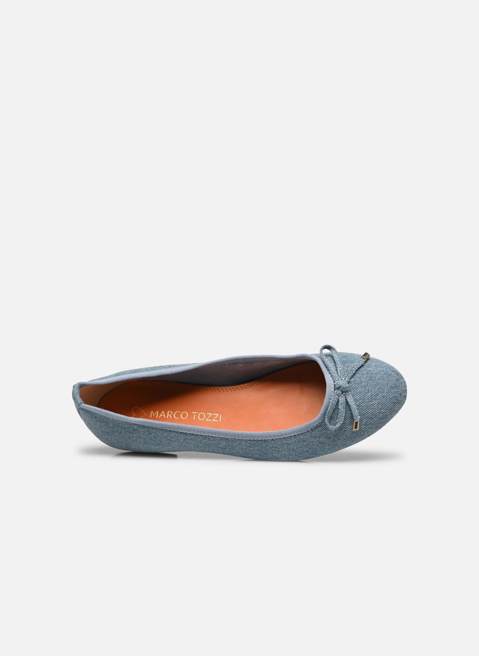 Klassische Ballerinas 22136-42 N damen blau Marco Tozzi Klassische Ballerinas 22136-42 N damen blau LT.BLUE JEANS