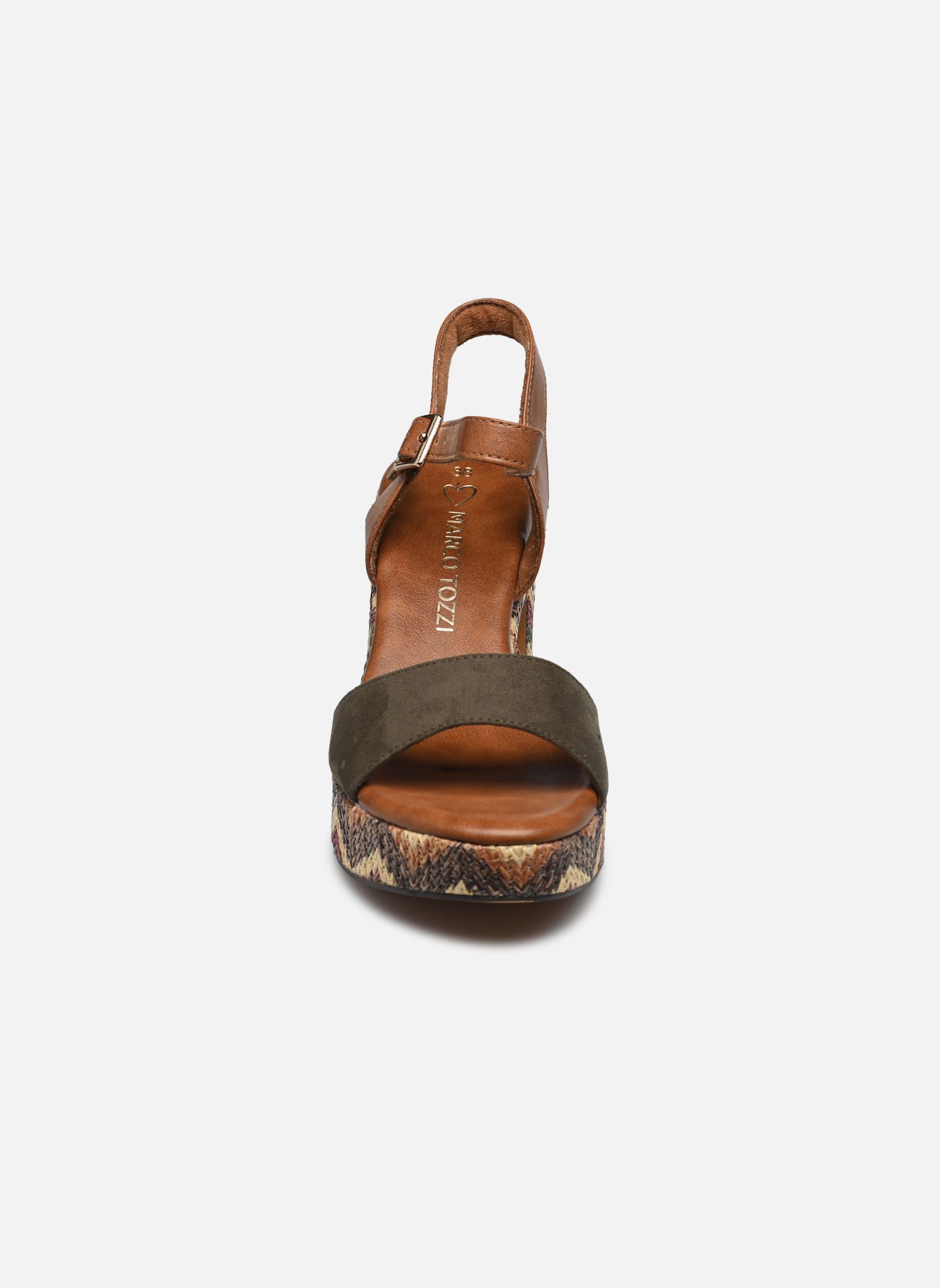 Sandales 28008-42 N femme vert Marco Tozzi Sandales 28008-42 N femme vert KHAKI COMB