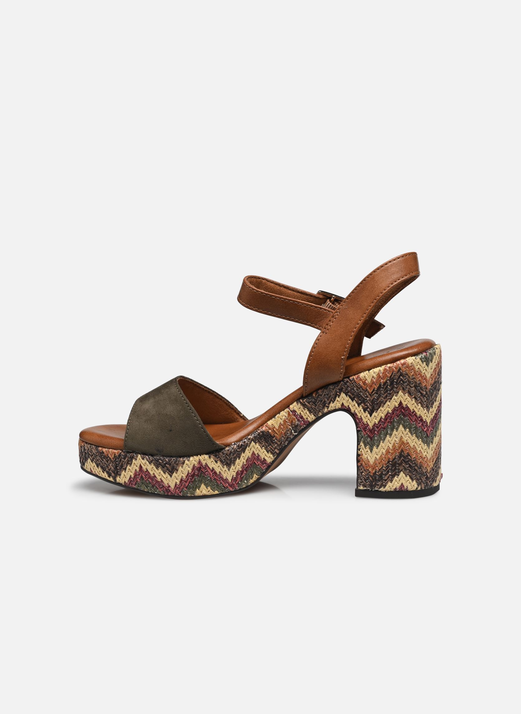 Sandales 28008-42 N femme vert Marco Tozzi Sandales 28008-42 N femme vert KHAKI COMB