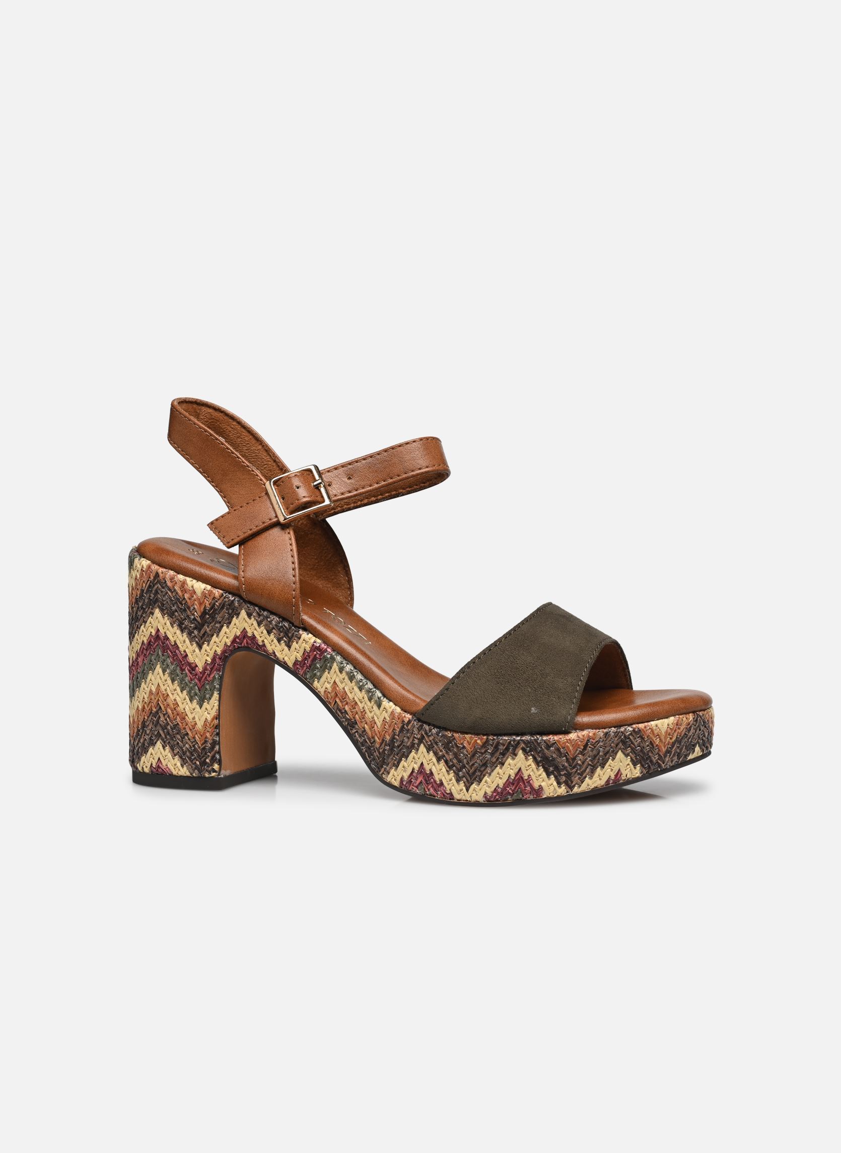 Sandales 28008-42 N femme vert Marco Tozzi Sandales 28008-42 N femme vert KHAKI COMB