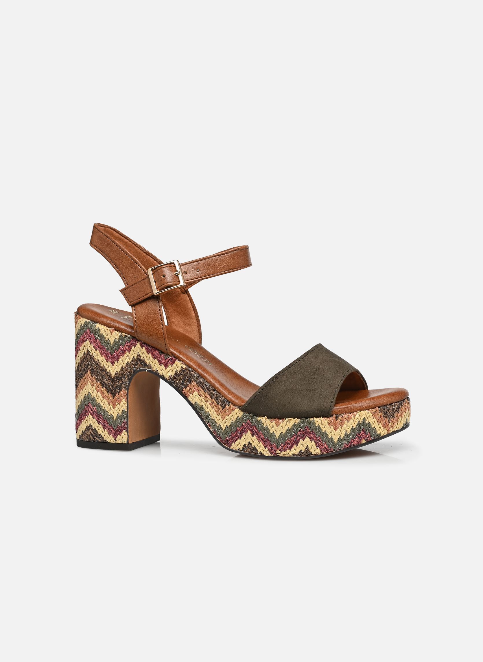 Sandali 28008-42 N donna verde Marco Tozzi Sandali 28008-42 N donna verde KHAKI COMB N