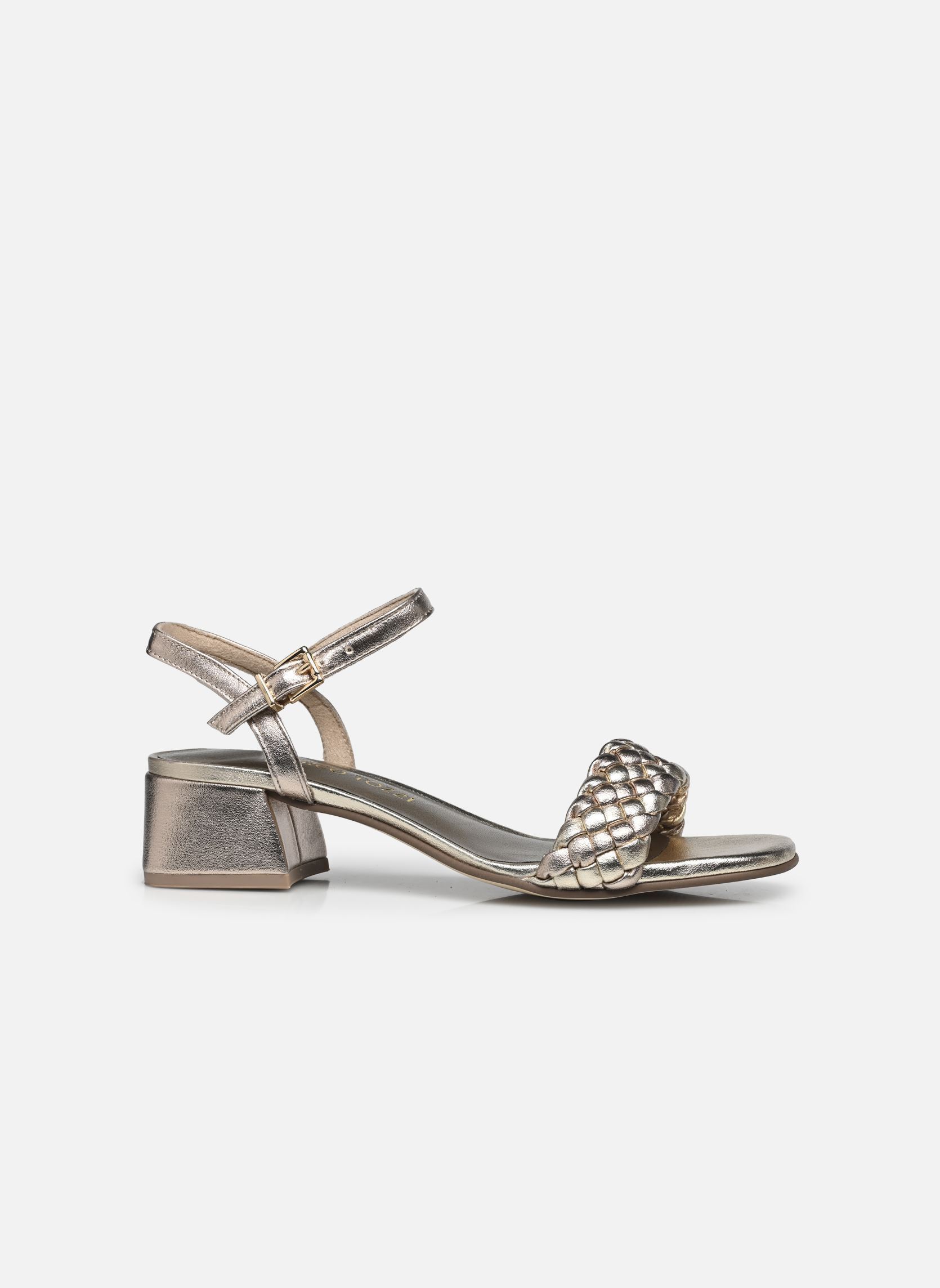 Sandalen 28390-44 N dames goud en brons Marco Tozzi Sandalen 28390-44 N dames goud en brons PLATINUM COMB