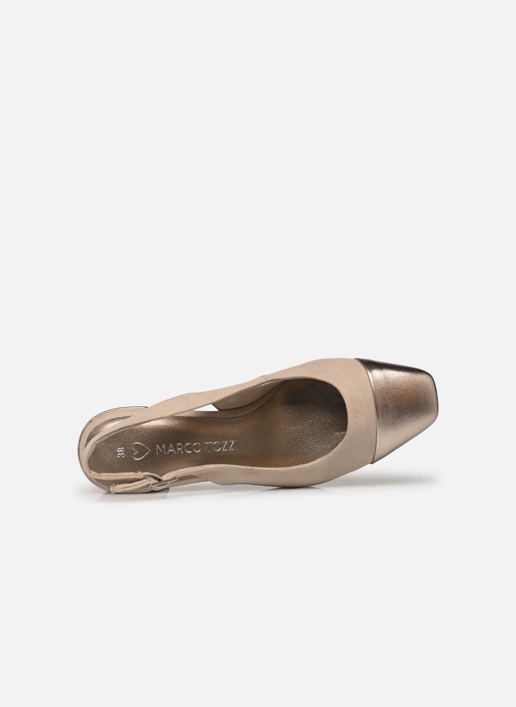 Slingback pumps 29610-42 N dames beige Marco Tozzi Slingback pumps 29610-42 N dames beige DUNE COMB