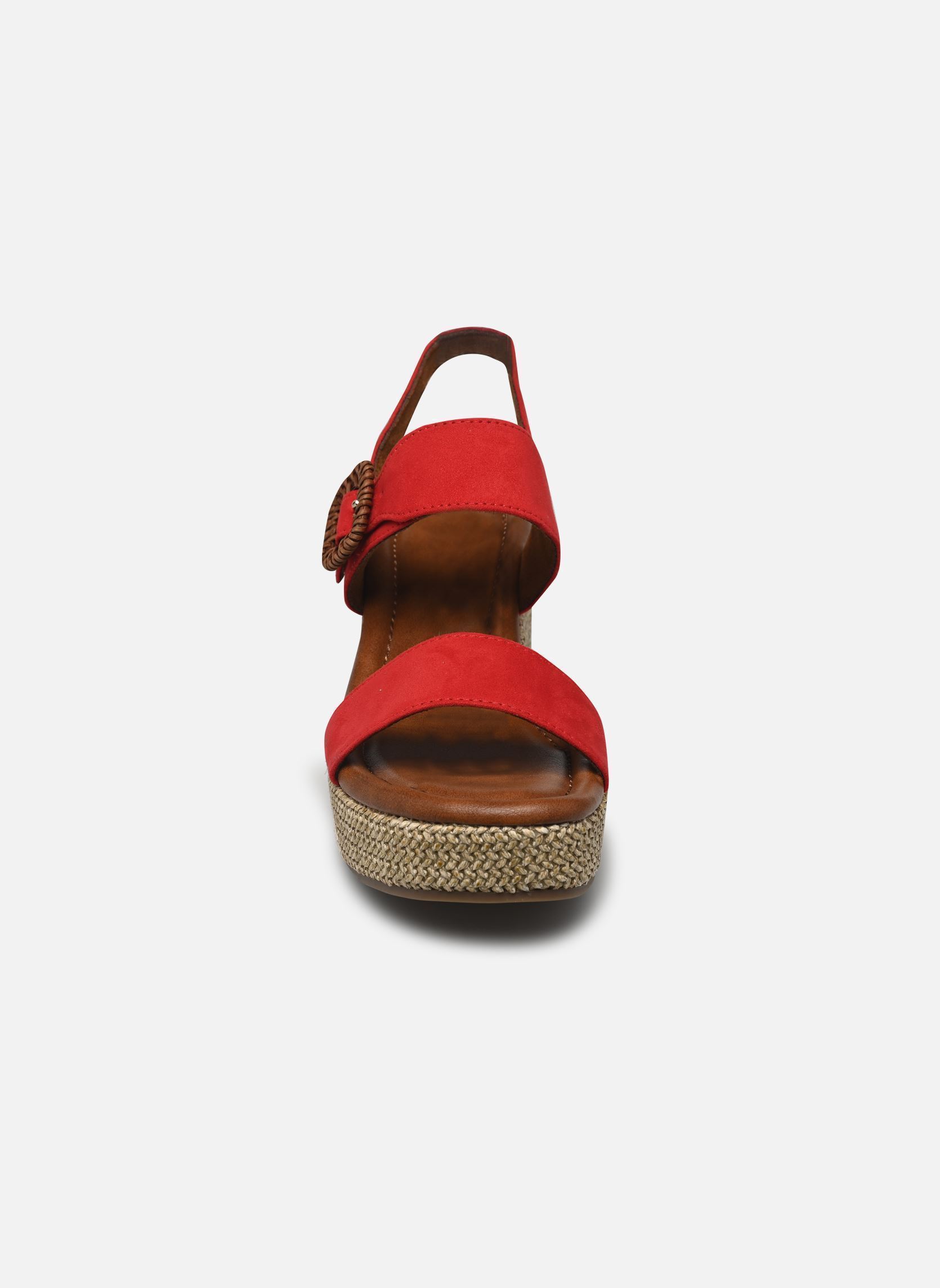Keil- und Plateausandalen 28039-44 N damen rot Marco Tozzi Keil- und Plateausandalen 28039-44 N damen rot RED