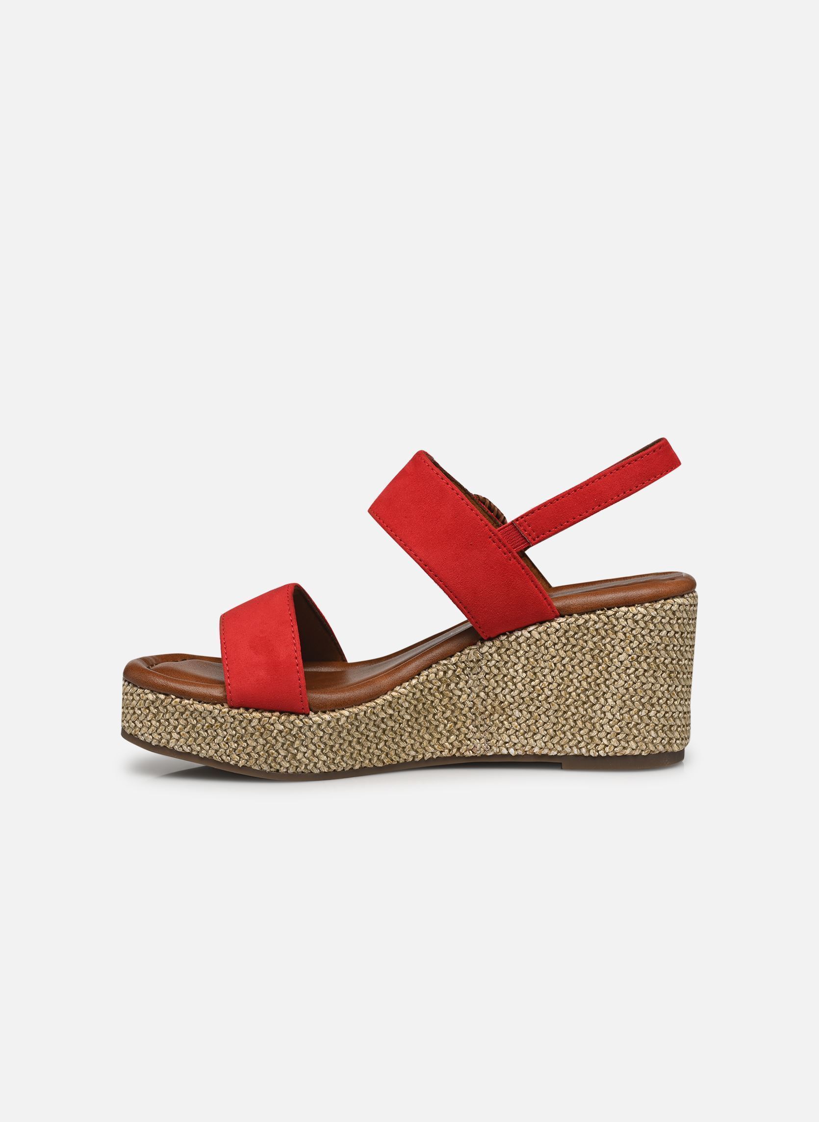 Keil- und Plateausandalen 28039-44 N damen rot Marco Tozzi Keil- und Plateausandalen 28039-44 N damen rot RED