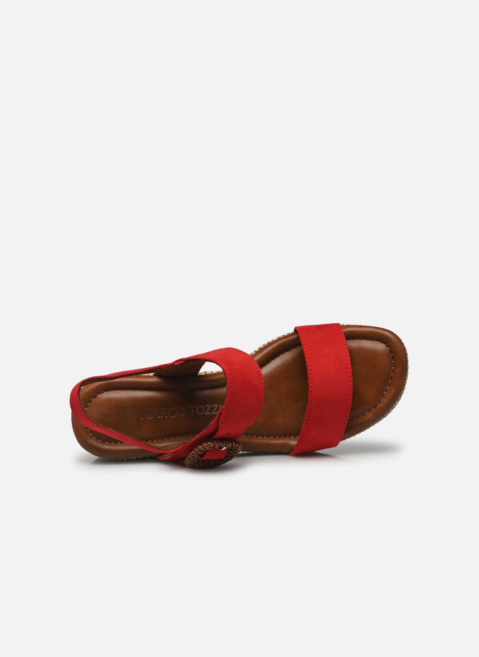Keil- und Plateausandalen 28039-44 N damen rot Marco Tozzi Keil- und Plateausandalen 28039-44 N damen rot RED