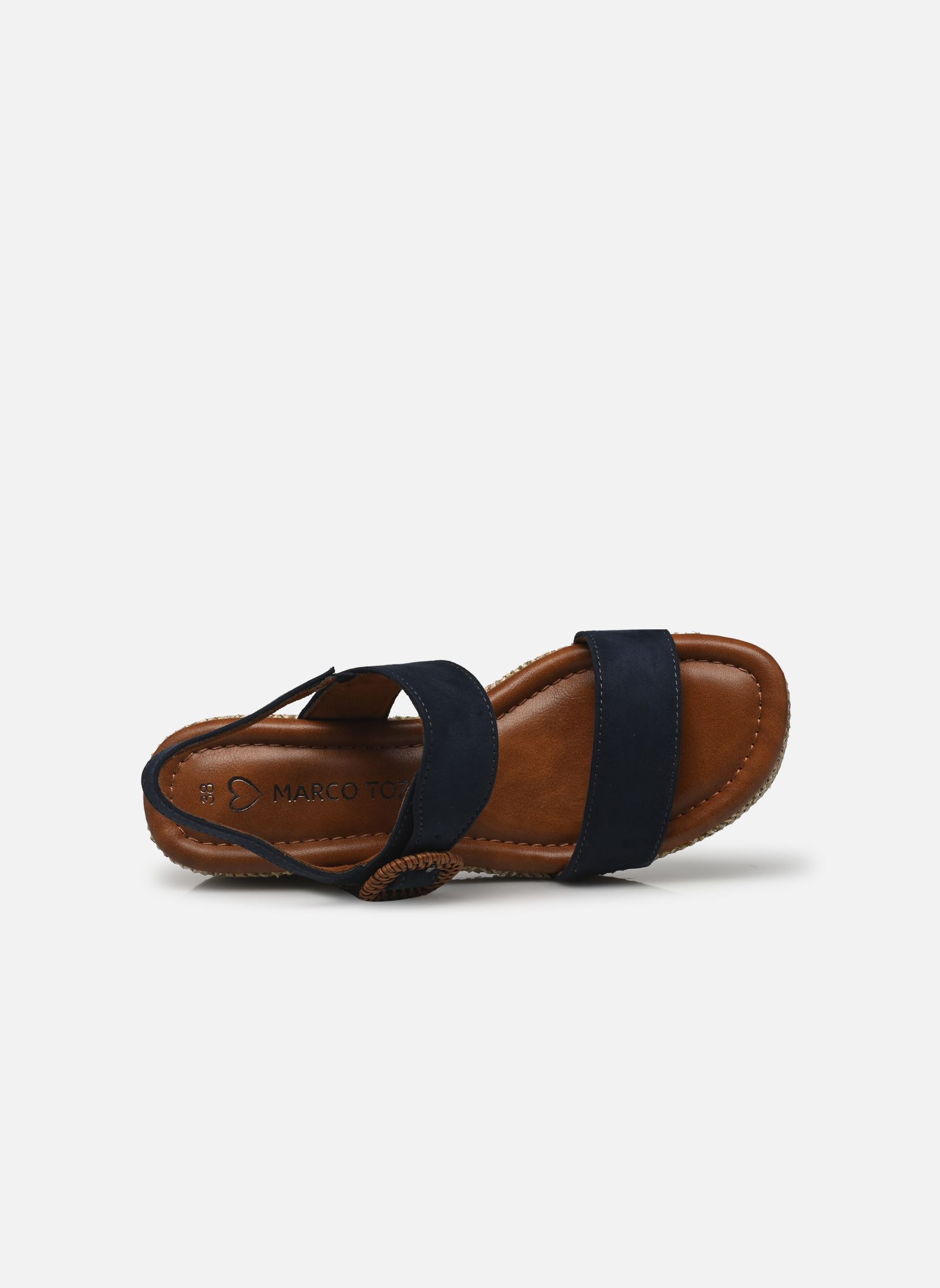 Keil- und Plateausandalen 28039-44 N damen blau Marco Tozzi Keil- und Plateausandalen 28039-44 N damen blau NAVY