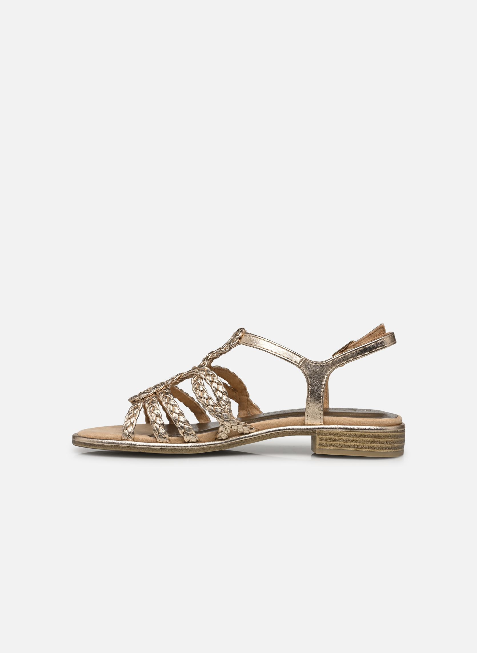 Sandali piatti 28100-44 N donna oro e bronzo Marco Tozzi Sandali piatti 28100-44 N donna oro e bronzo GOLD
