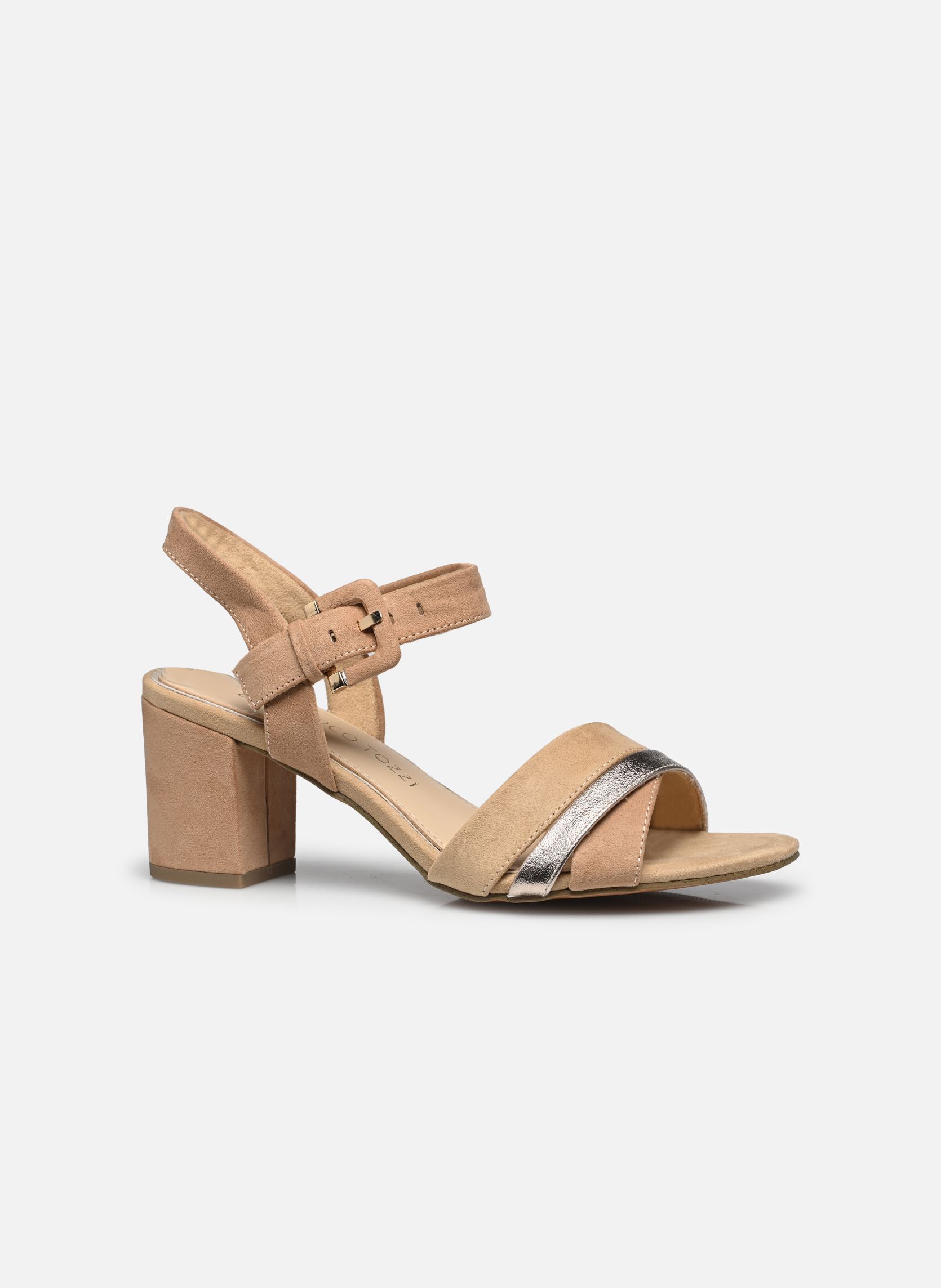 Sandalen 28323-42 N dames beige Marco Tozzi Sandalen 28323-42 N dames beige NOUGAT COMB