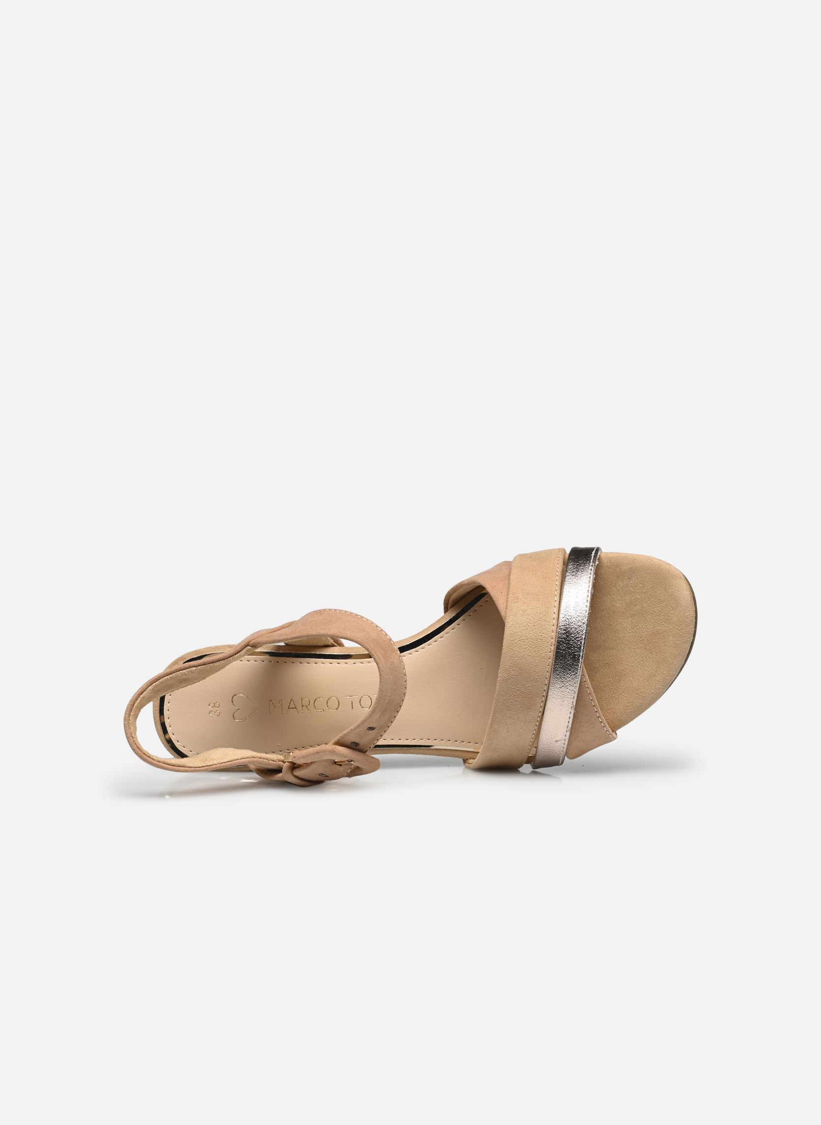 Sandalen 28323-42 N dames beige Marco Tozzi Sandalen 28323-42 N dames beige NOUGAT COMB