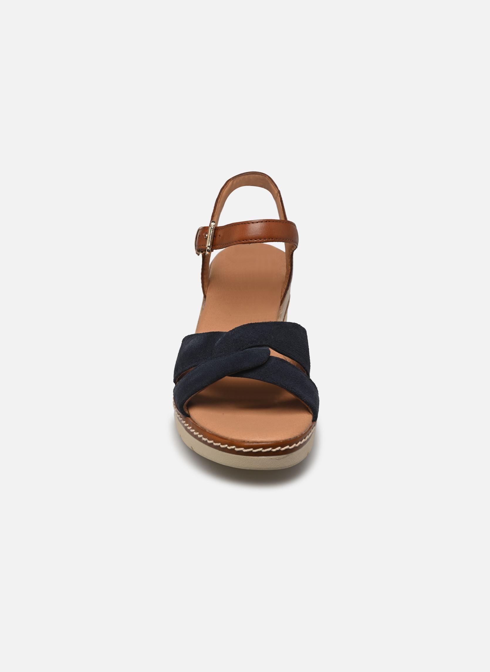 Sandalias y plataformas de cuña 28722-44 N mujer azul Marco Tozzi Sandalias y plataformas de cuña 28722-44 N mujer azul NAVY COMB