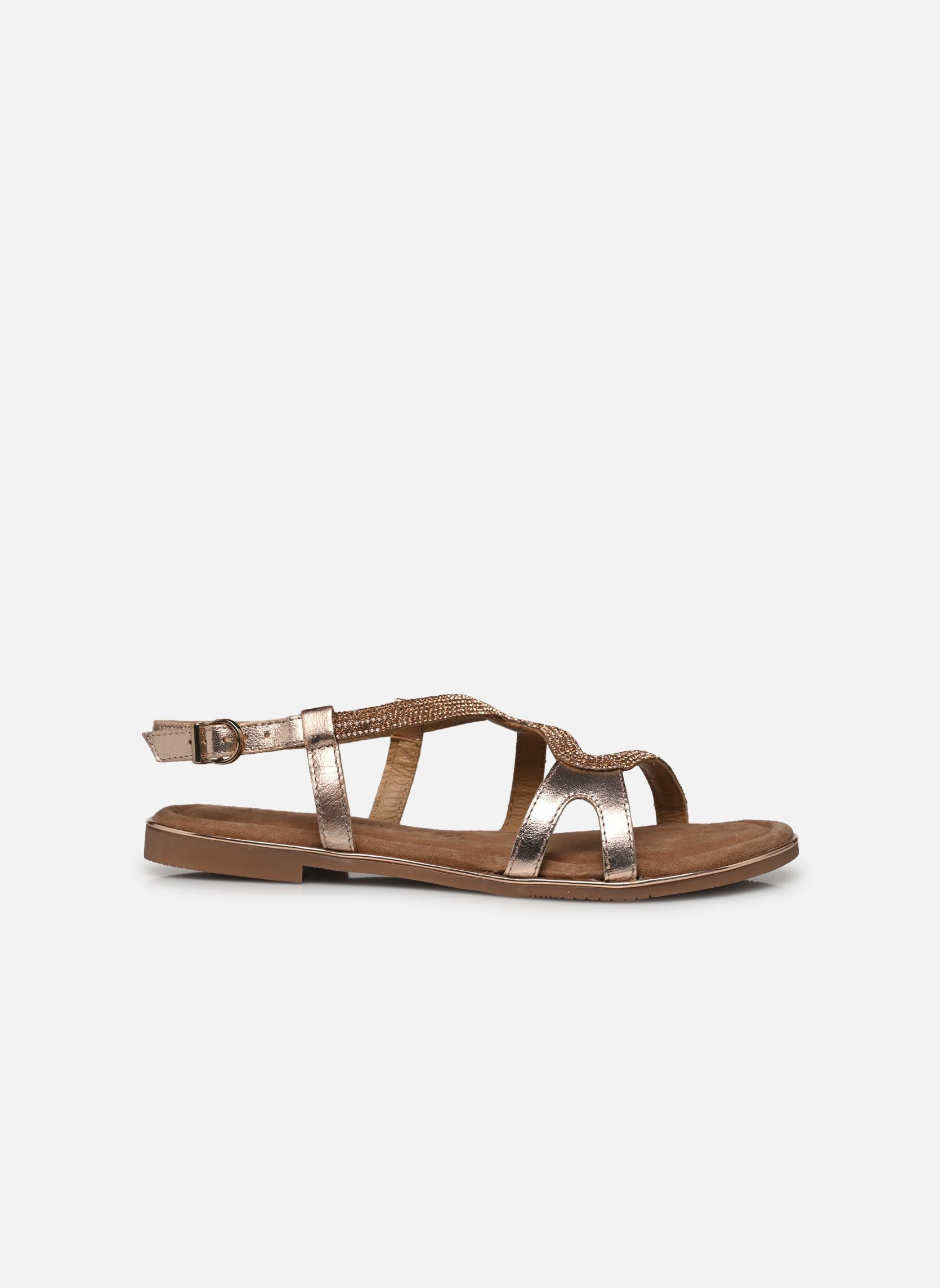 Flache Sandalen 28143-42 N damen rosa Marco Tozzi Flache Sandalen 28143-42 N damen rosa ROSE MET. COMB