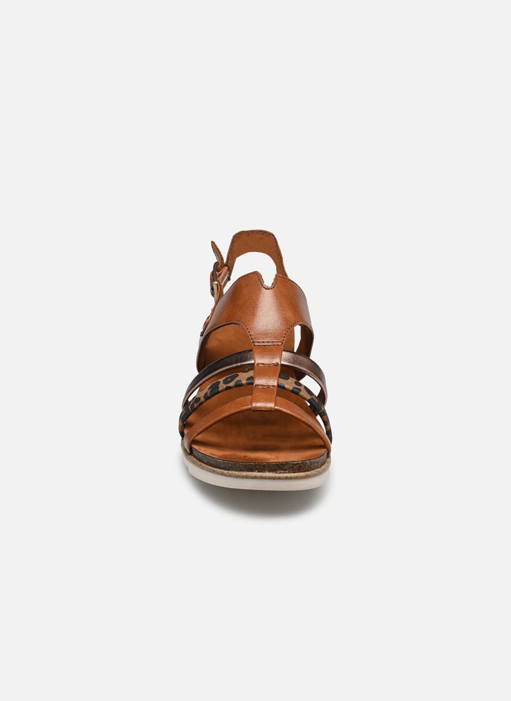 Sandali piatti 28440-44 N donna marrone Marco Tozzi Sandali piatti 28440-44 N donna marrone COGNAC COMB