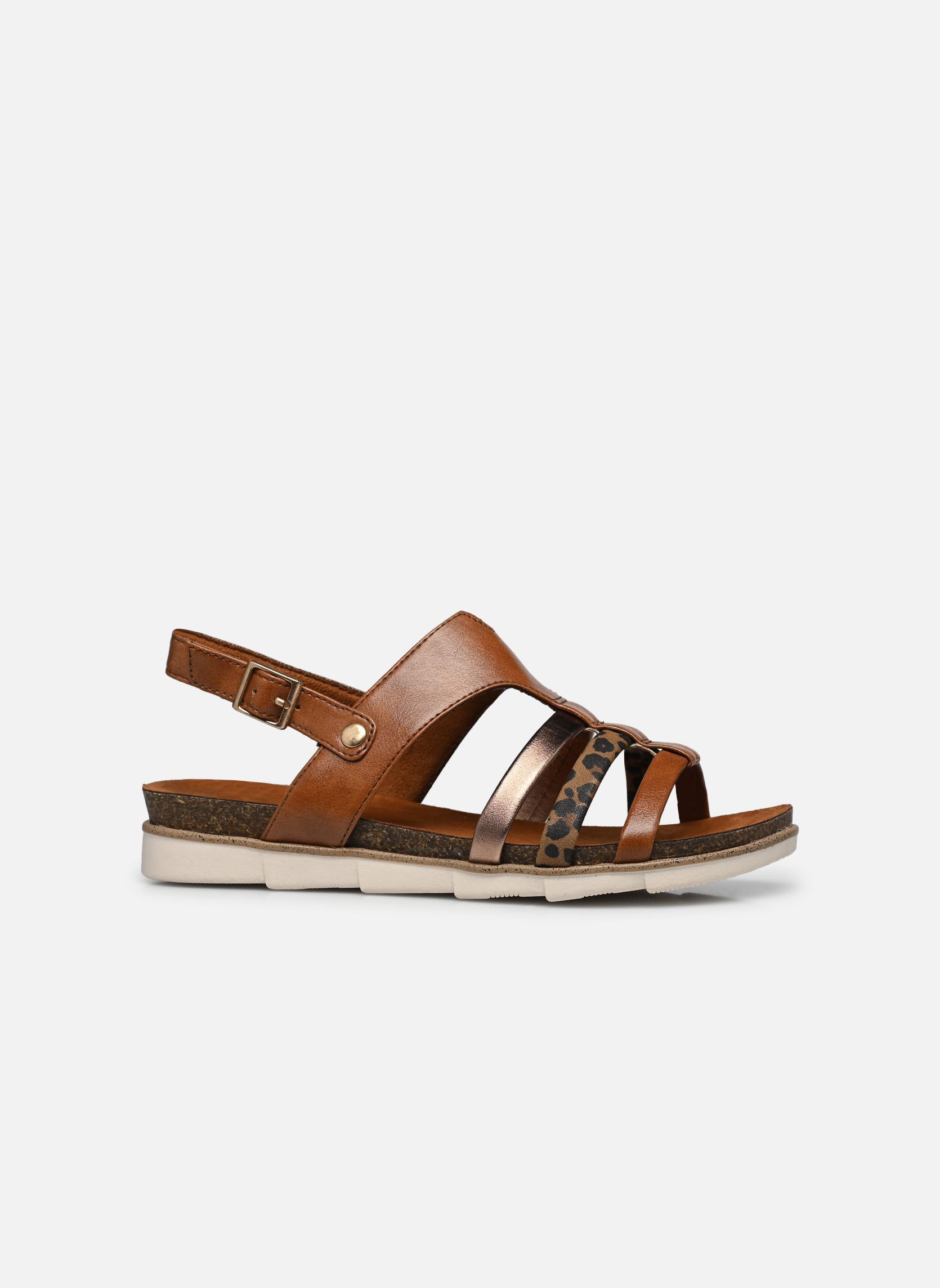 Sandali piatti 28440-44 N donna marrone Marco Tozzi Sandali piatti 28440-44 N donna marrone COGNAC COMB