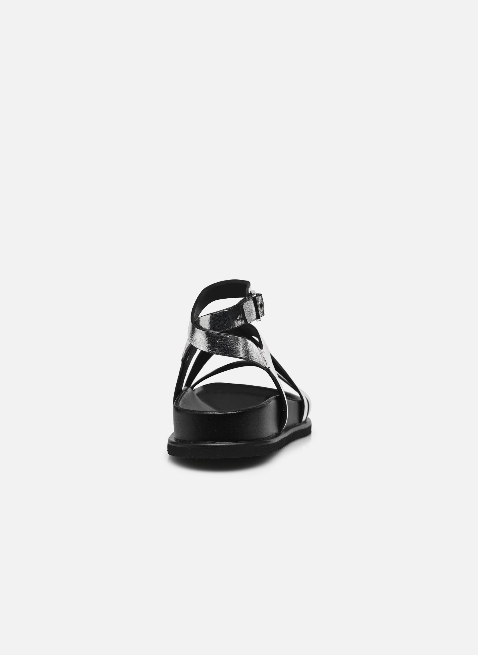 Platte sandalen 28402-44 dames zilver NEWD. Platte sandalen 28402-44 dames zilver SILVER