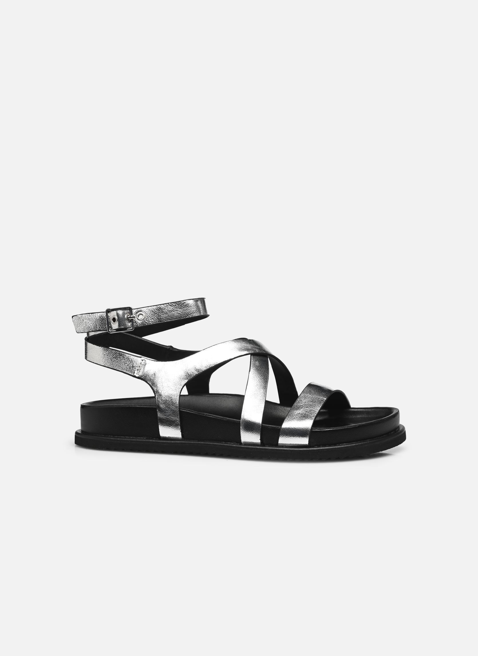 Platte sandalen 28402-44 dames zilver NEWD. Platte sandalen 28402-44 dames zilver SILVER