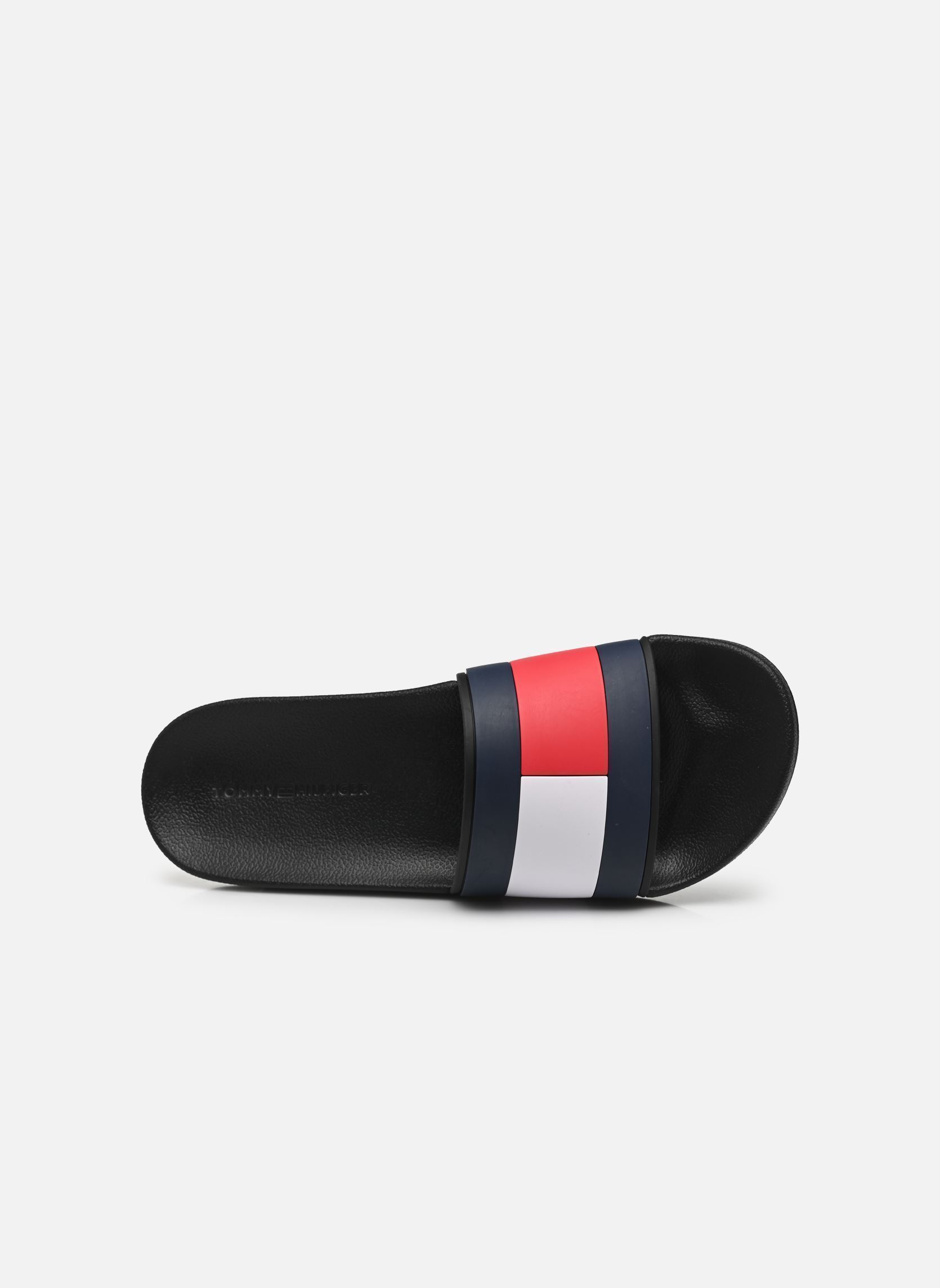 Sandalias y zuecos RUBBER TH FLAG POOL hombre negro Tommy Hilfiger Sandalias y zuecos RUBBER TH FLAG POOL hombre negro BLACK