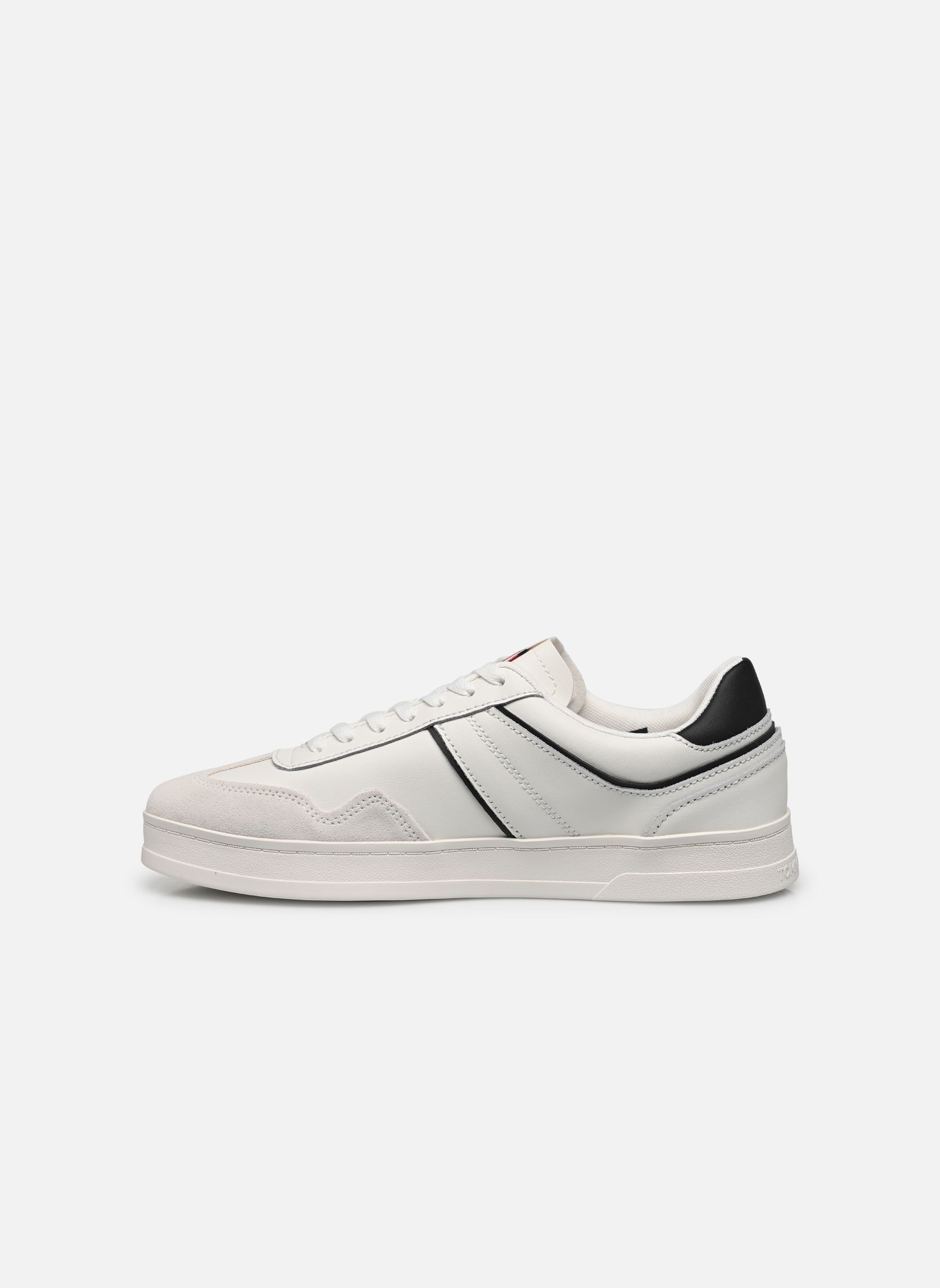 Baskets THE GREENWICH LEATHE homme blanc Tommy Hilfiger Baskets THE GREENWICH LEATHE homme blanc ECRU