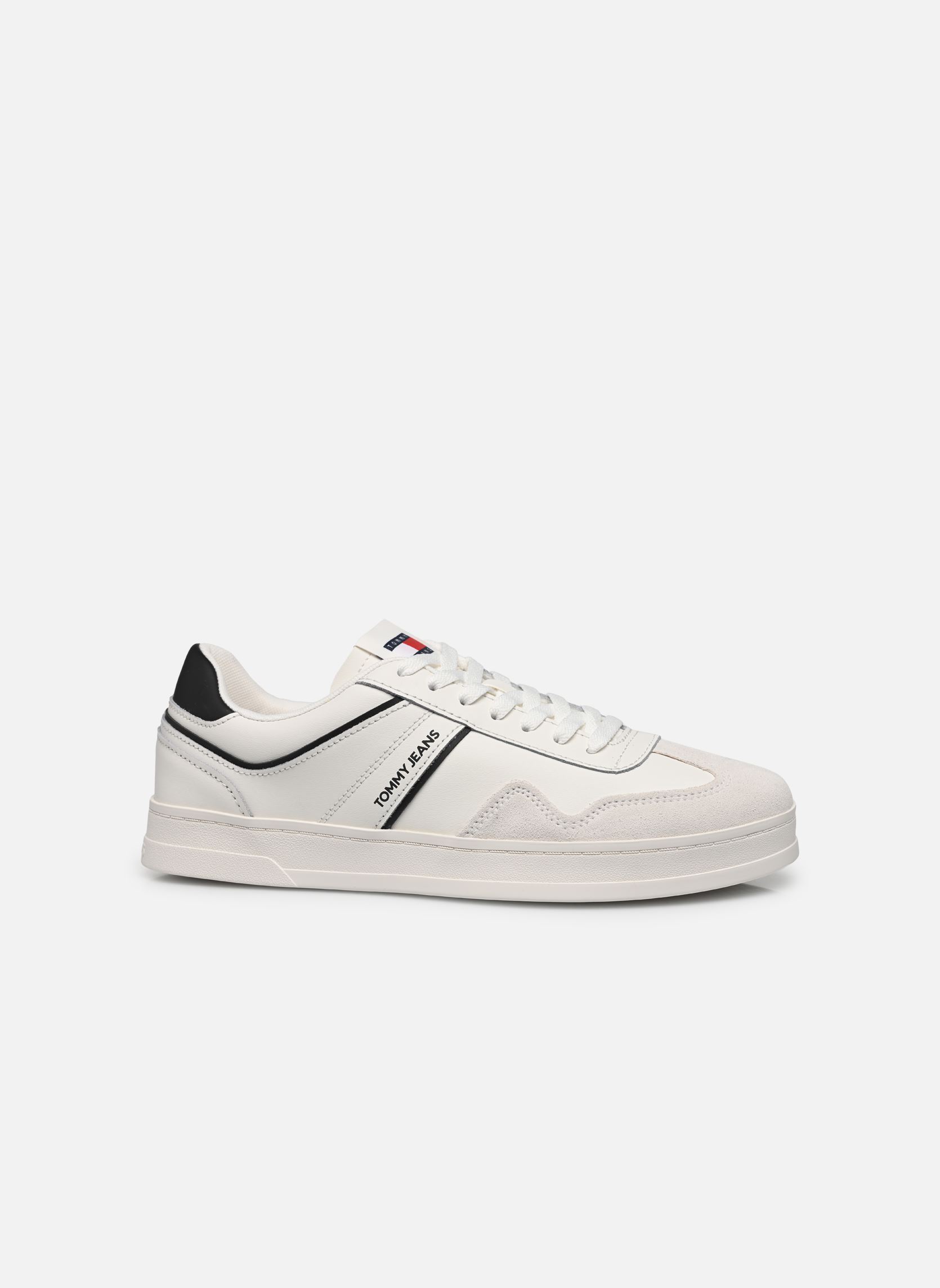 Baskets THE GREENWICH LEATHE homme blanc Tommy Hilfiger Baskets THE GREENWICH LEATHE homme blanc ECRU