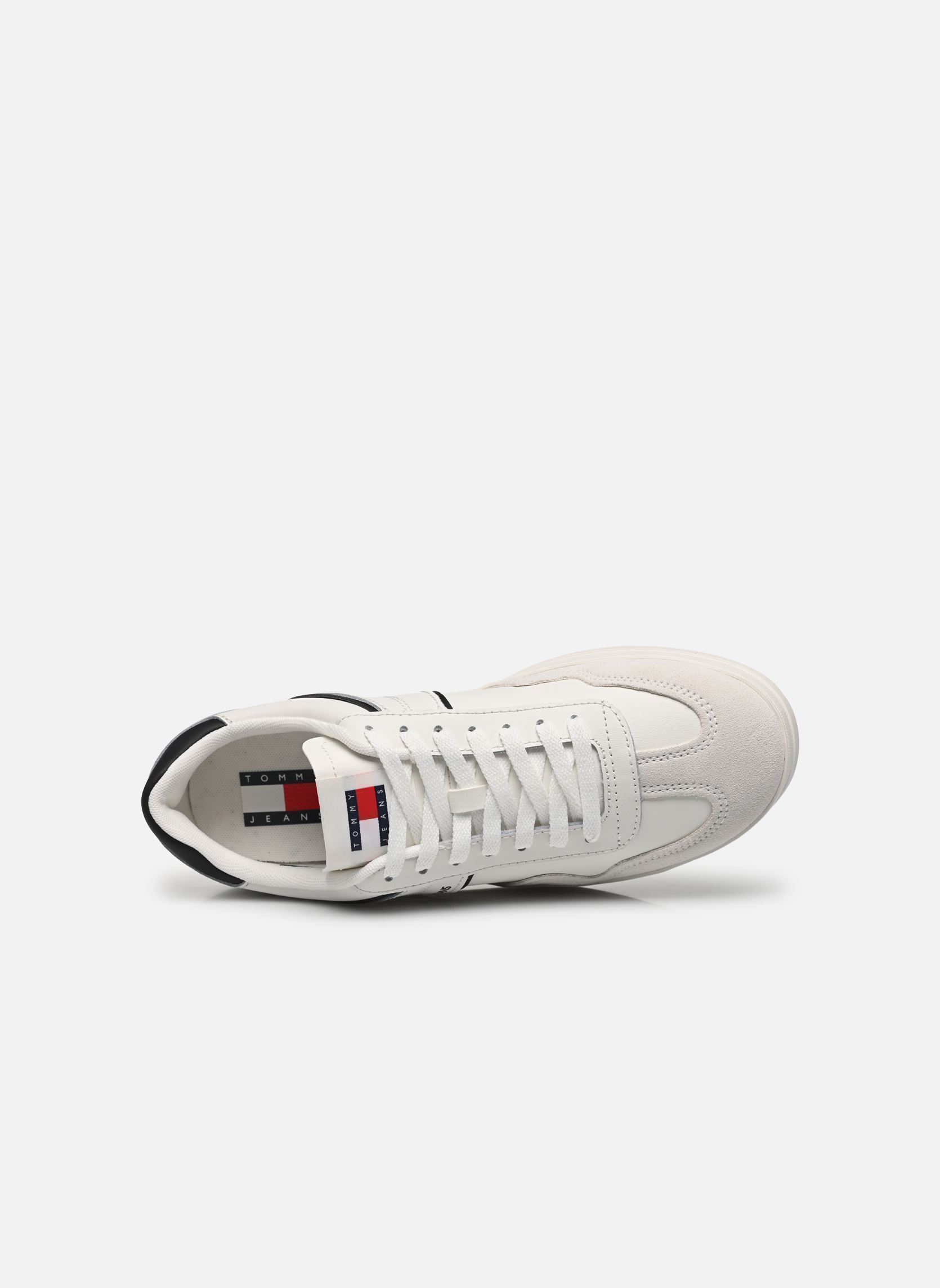 Baskets THE GREENWICH LEATHE homme blanc Tommy Hilfiger Baskets THE GREENWICH LEATHE homme blanc ECRU