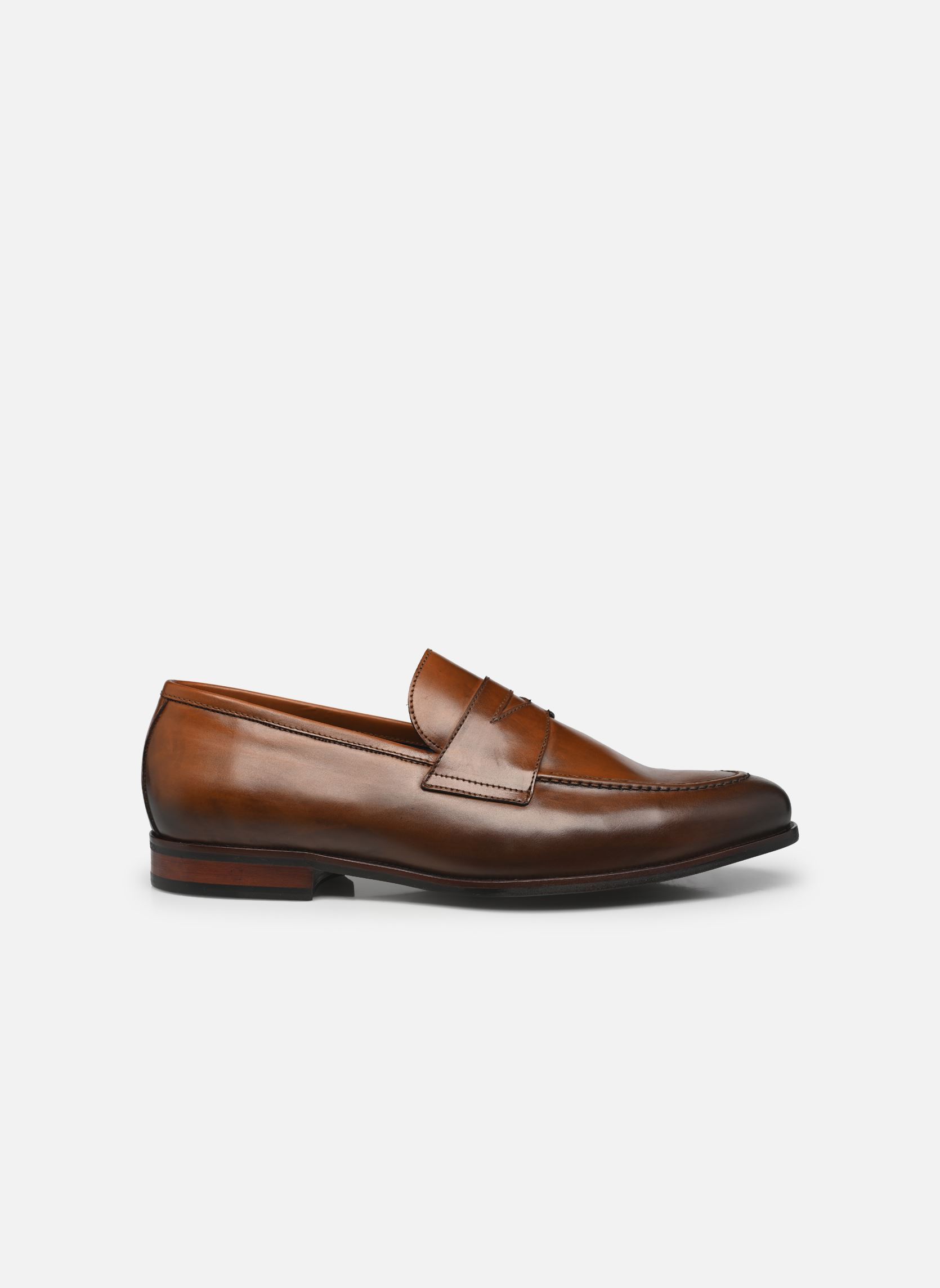 Mocassins FLUTE homme marron Brett & Sons Mocassins FLUTE homme marron NATURE BRANDY
