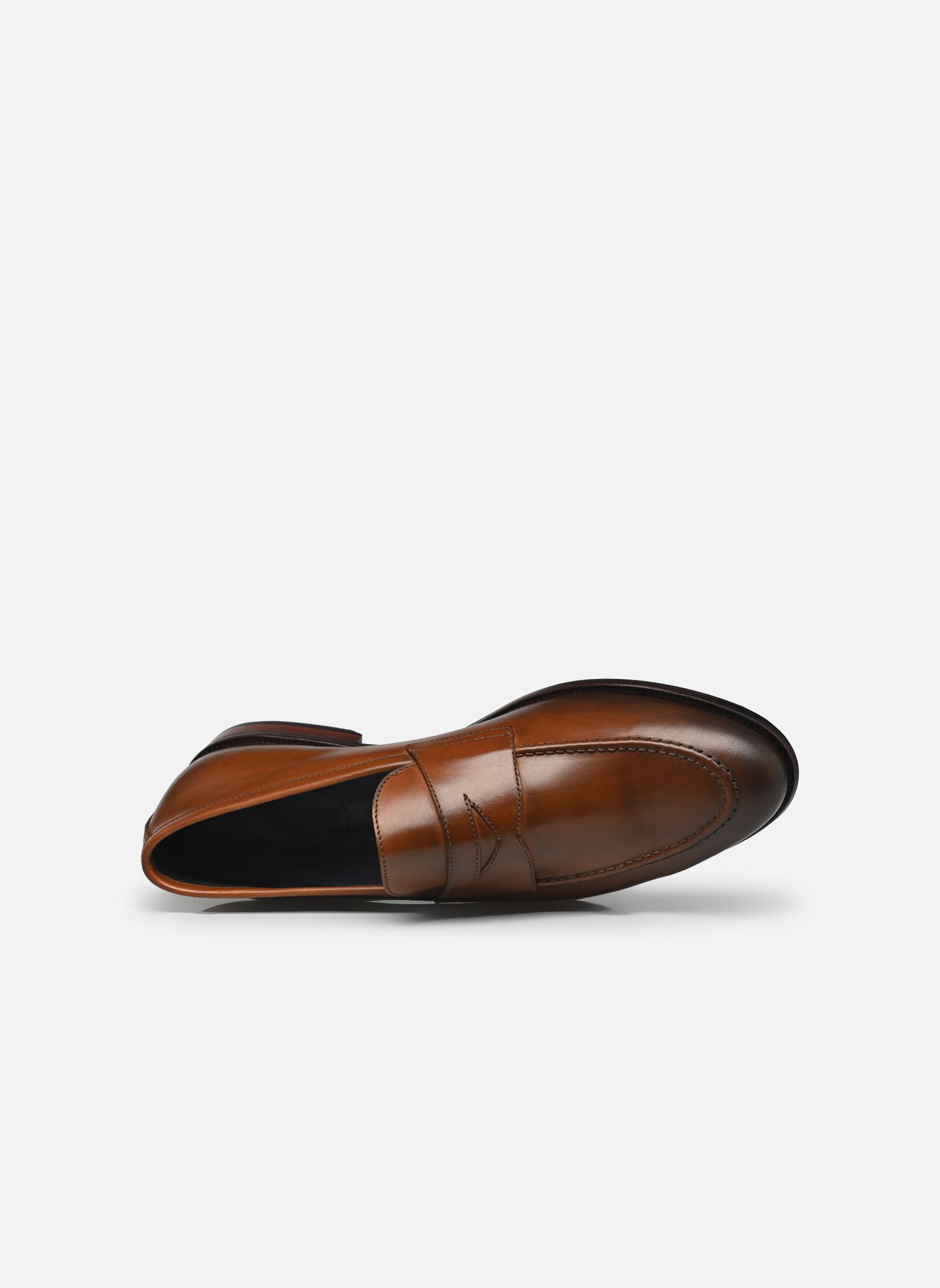 Mocassins FLUTE homme marron Brett & Sons Mocassins FLUTE homme marron NATURE BRANDY