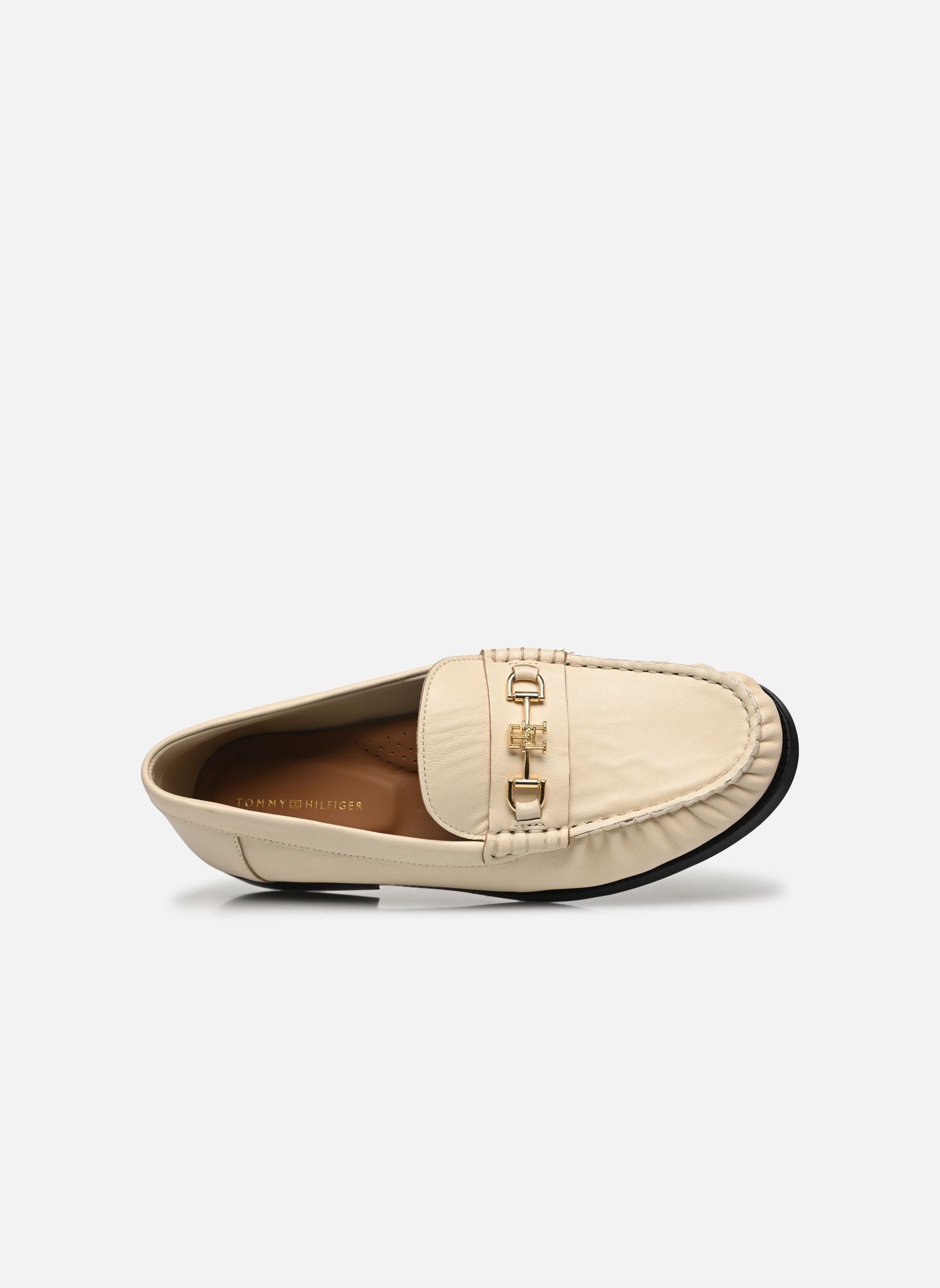 Loafer SOFT LEATHER HORSEBI damen beige Tommy Hilfiger Loafer SOFT LEATHER HORSEBI damen beige MUSLIN