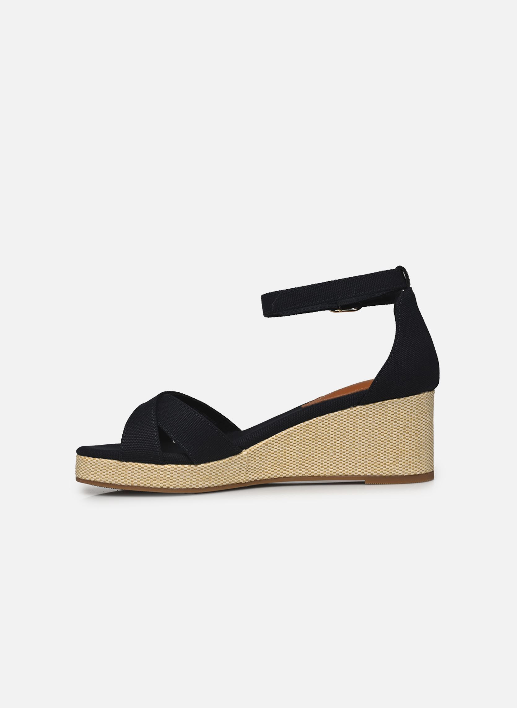 Espadrillas con zeppa e plateau FLAG CRISS-CROS MID donna blu Tommy Hilfiger Espadrillas con zeppa e plateau FLAG CRISS-CROS MID donna blu SPACE BLUE