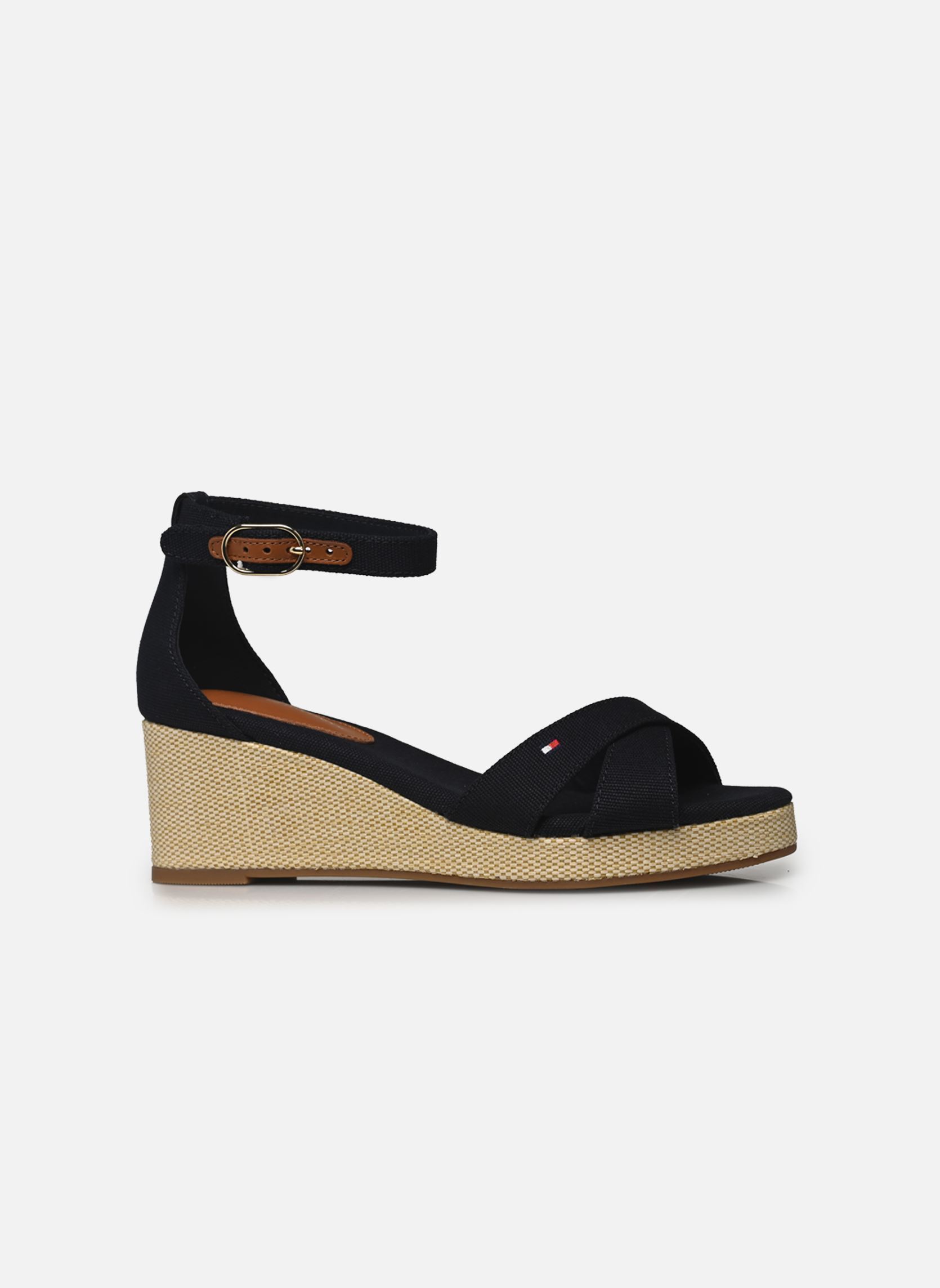 Espadrillas con zeppa e plateau FLAG CRISS-CROS MID donna blu Tommy Hilfiger Espadrillas con zeppa e plateau FLAG CRISS-CROS MID donna blu SPACE BLUE