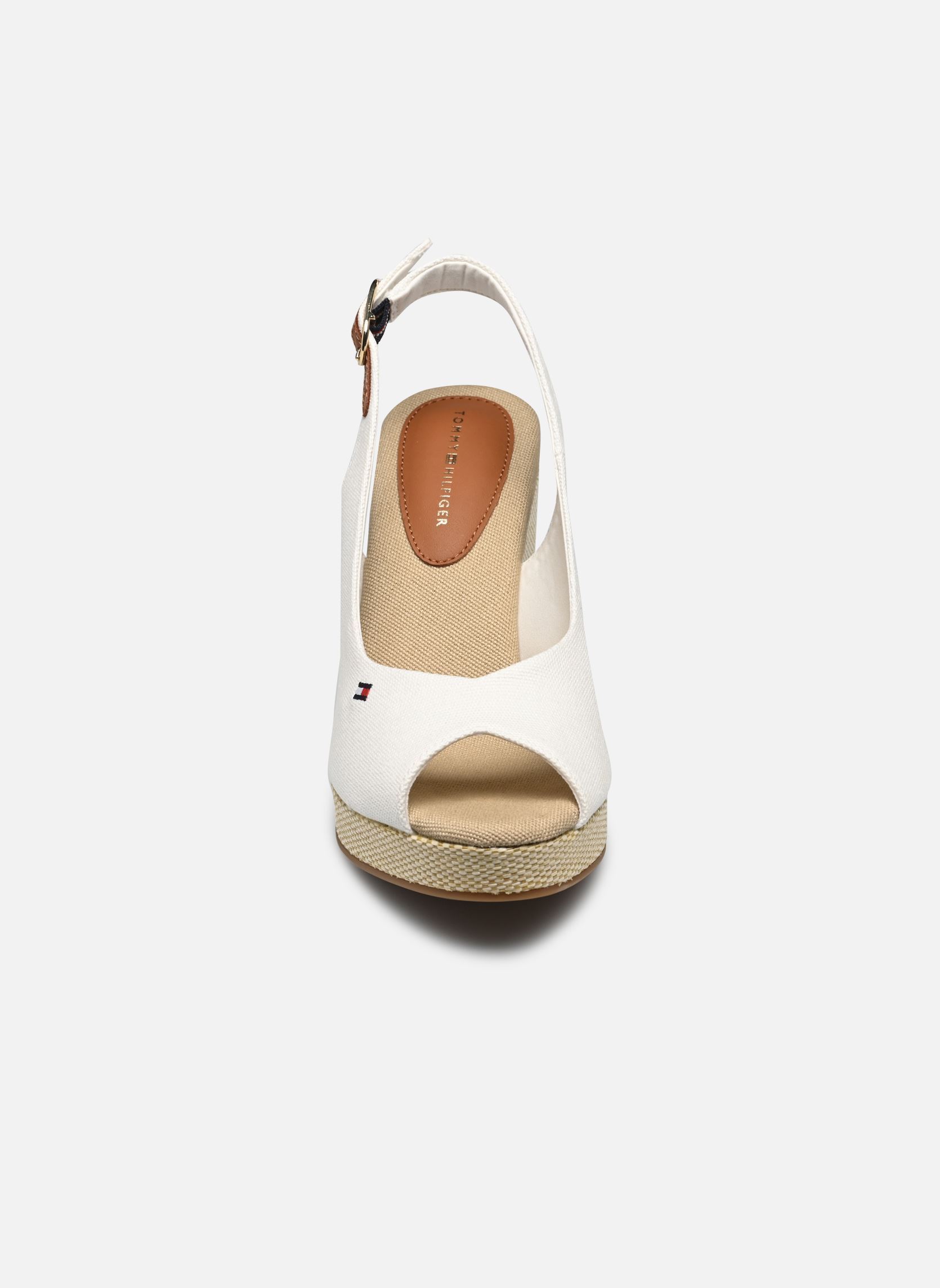 Alpargatas compensadas y plataformas FLAG HIGH WEDGE ESPA mujer blanco Tommy Hilfiger Alpargatas compensadas y plataformas FLAG HIGH WEDGE ESPA mujer blanco ECRU