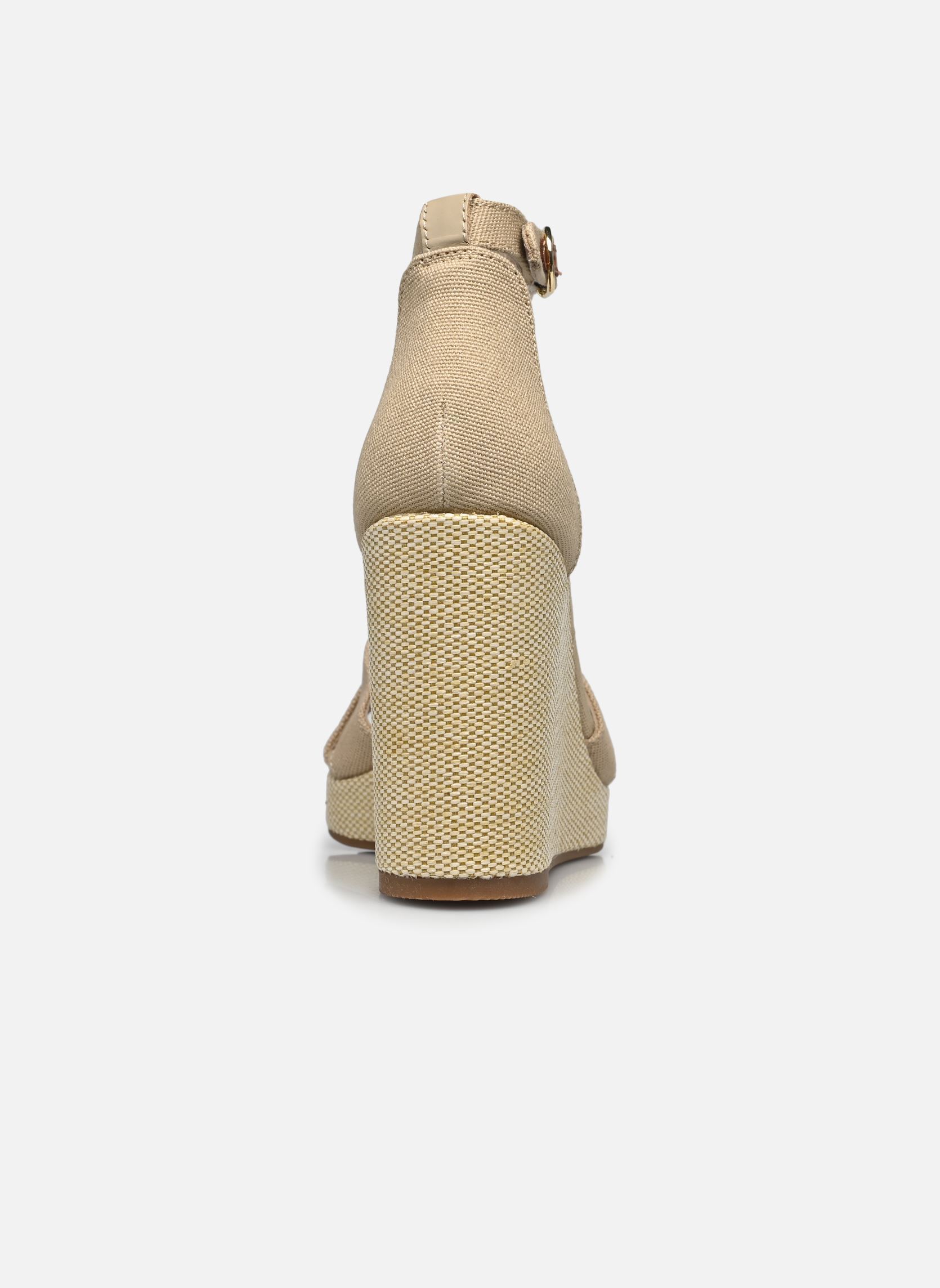 Espadrilles compensées et plateformes FLAG HIGH WEDGE ESPA femme beige Tommy Hilfiger Espadrilles compensées et plateformes FLAG HIGH WEDGE ESPA femme beige HORSERADISH