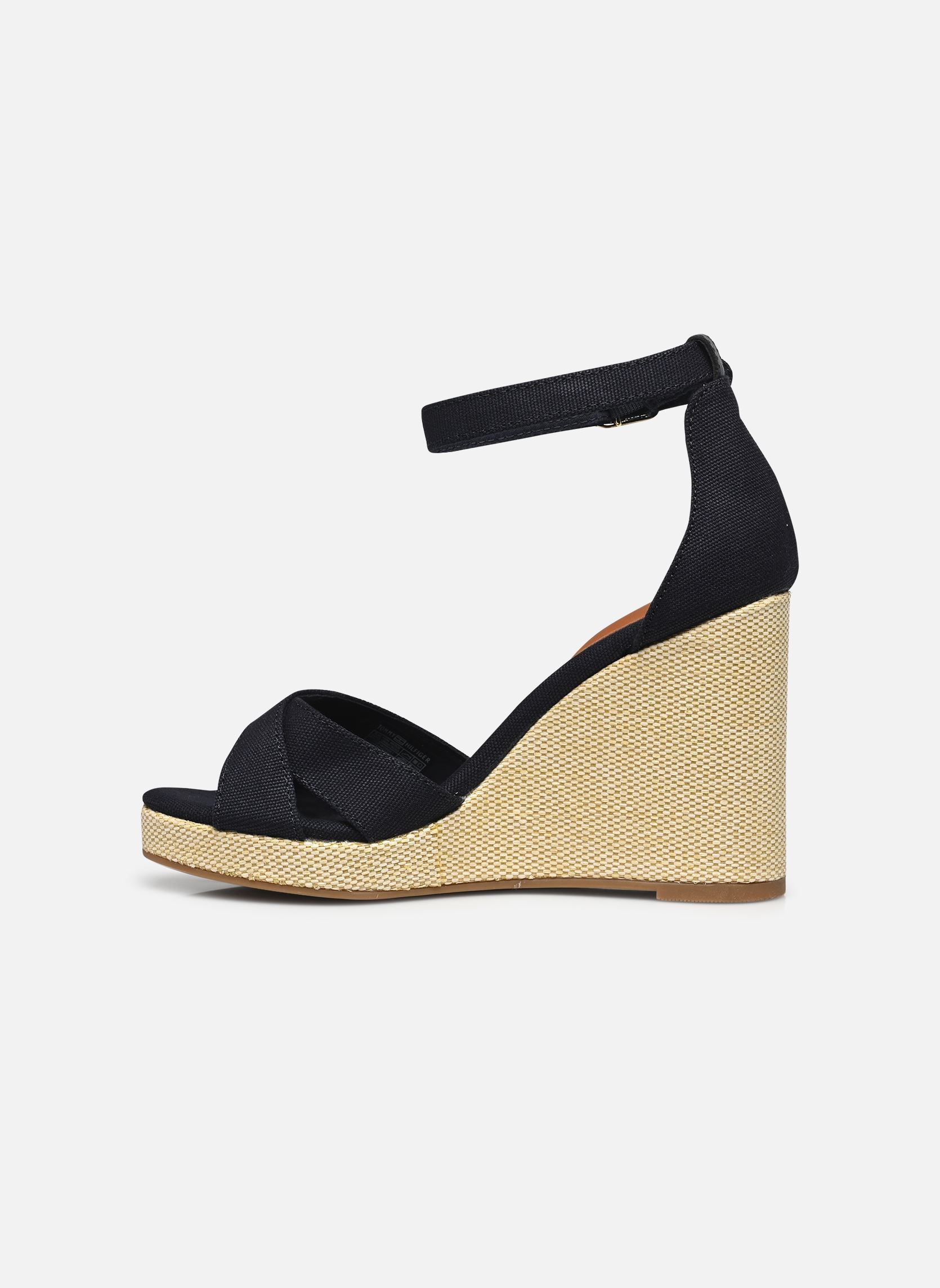 Espadrilles met sleehak en plateau FLAG HIGH WEDGE ESPA dames blauw Tommy Hilfiger Espadrilles met sleehak en plateau FLAG HIGH WEDGE ESPA dames blauw SPACE BLUE