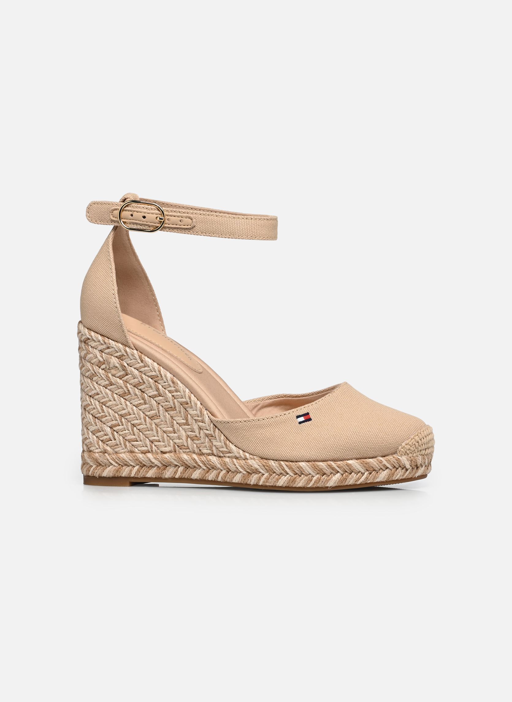 Espadrilles compensées et plateformes FLAG HIGH WEDGE ESPA femme beige Tommy Hilfiger Espadrilles compensées et plateformes FLAG HIGH WEDGE ESPA femme beige FW0FW09225AB3