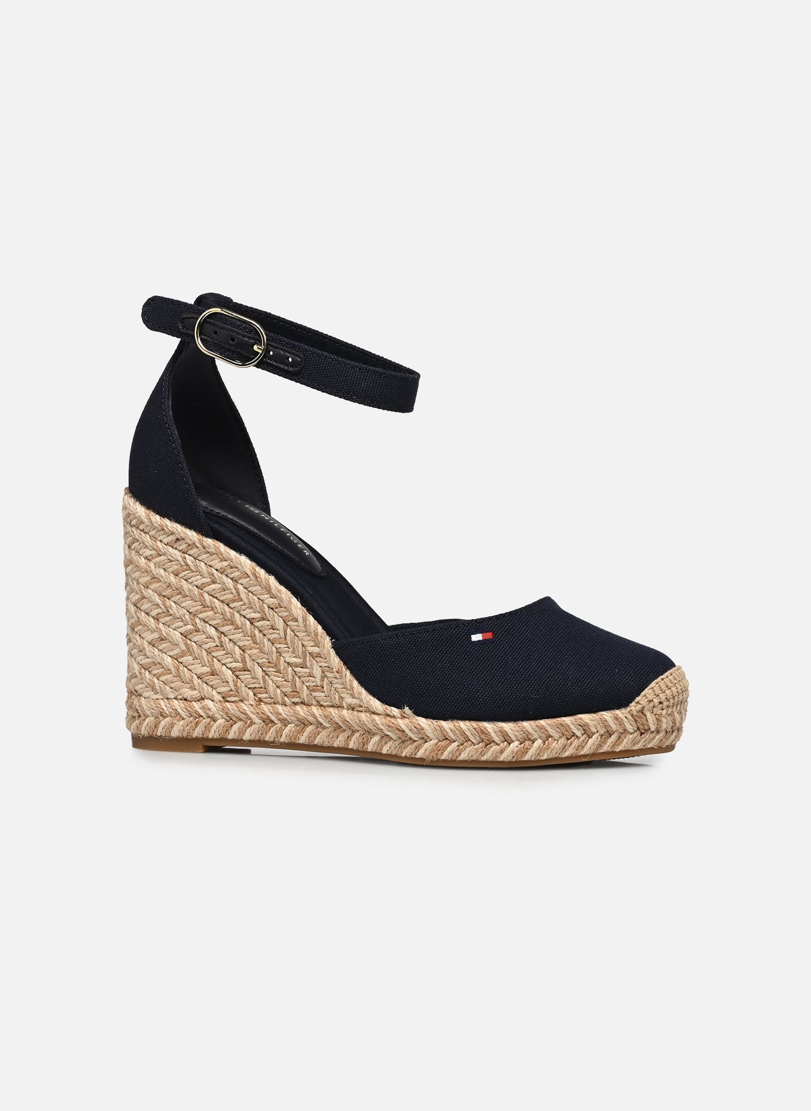 Alpargatas compensadas y plataformas FLAG HIGH WEDGE ESPA mujer azul Tommy Hilfiger Alpargatas compensadas y plataformas FLAG HIGH WEDGE ESPA mujer azul FW0FW09225DW6