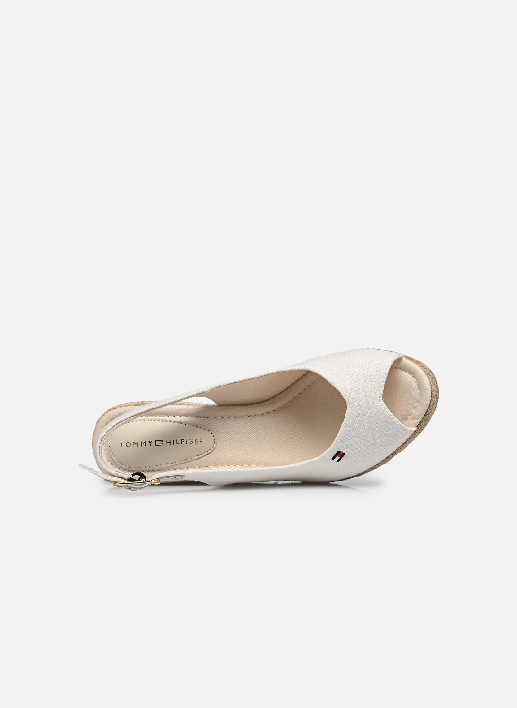 Espadrilles compensées et plateformes FLAG HIGH WEDGE ESPA femme blanc Tommy Hilfiger Espadrilles compensées et plateformes FLAG HIGH WEDGE ESPA femme blanc FW0FW09343YBL