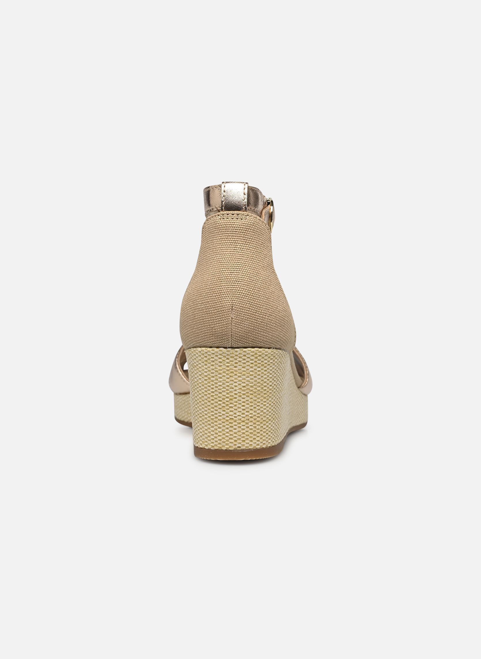 Espadrilles compensées et plateformes FLAG METALLIC MID WE femme or et bronze Tommy Hilfiger Espadrilles compensées et plateformes FLAG METALLIC MID WE femme or et bronze GOLD