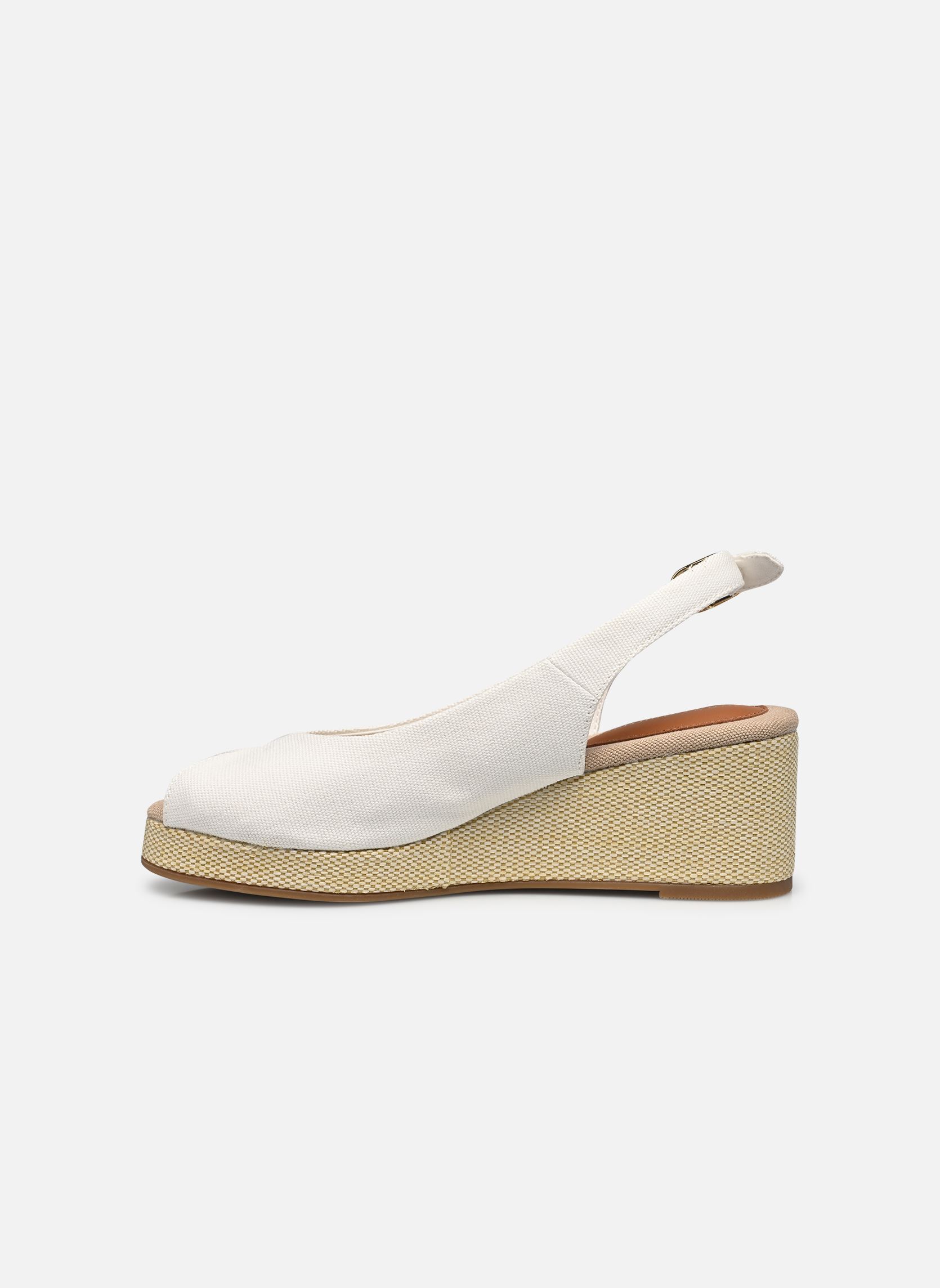 Keil- und Plateau-Espadrilles FLAG MID WEDGE ESPAD damen weiß Tommy Hilfiger Keil- und Plateau-Espadrilles FLAG MID WEDGE ESPAD damen weiß ECRU