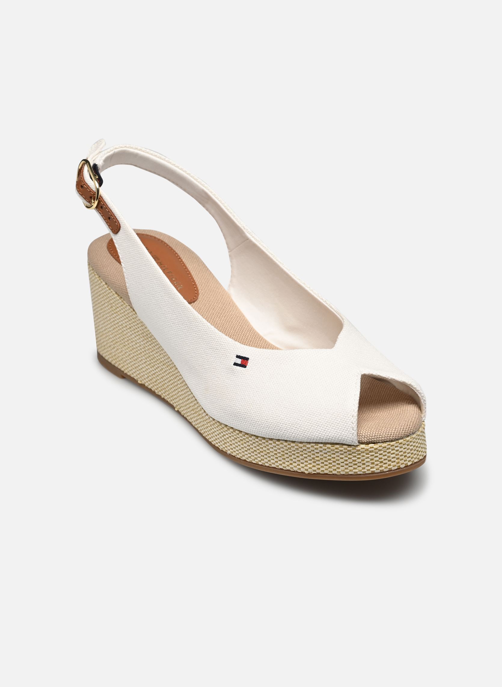 Sandales Tommy Hilfiger FLAG MID WEDGE ESPAD SLINGBACK - vue 4