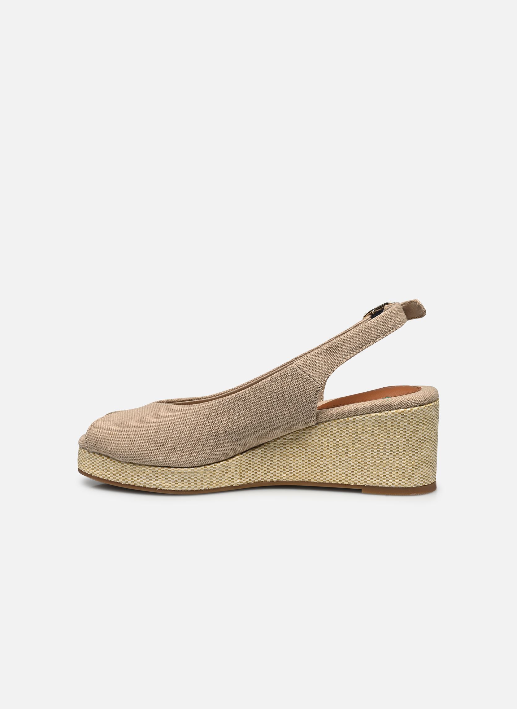Keil- und Plateau-Espadrilles FLAG MID WEDGE ESPAD damen beige Tommy Hilfiger Keil- und Plateau-Espadrilles FLAG MID WEDGE ESPAD damen beige HORSERADISH
