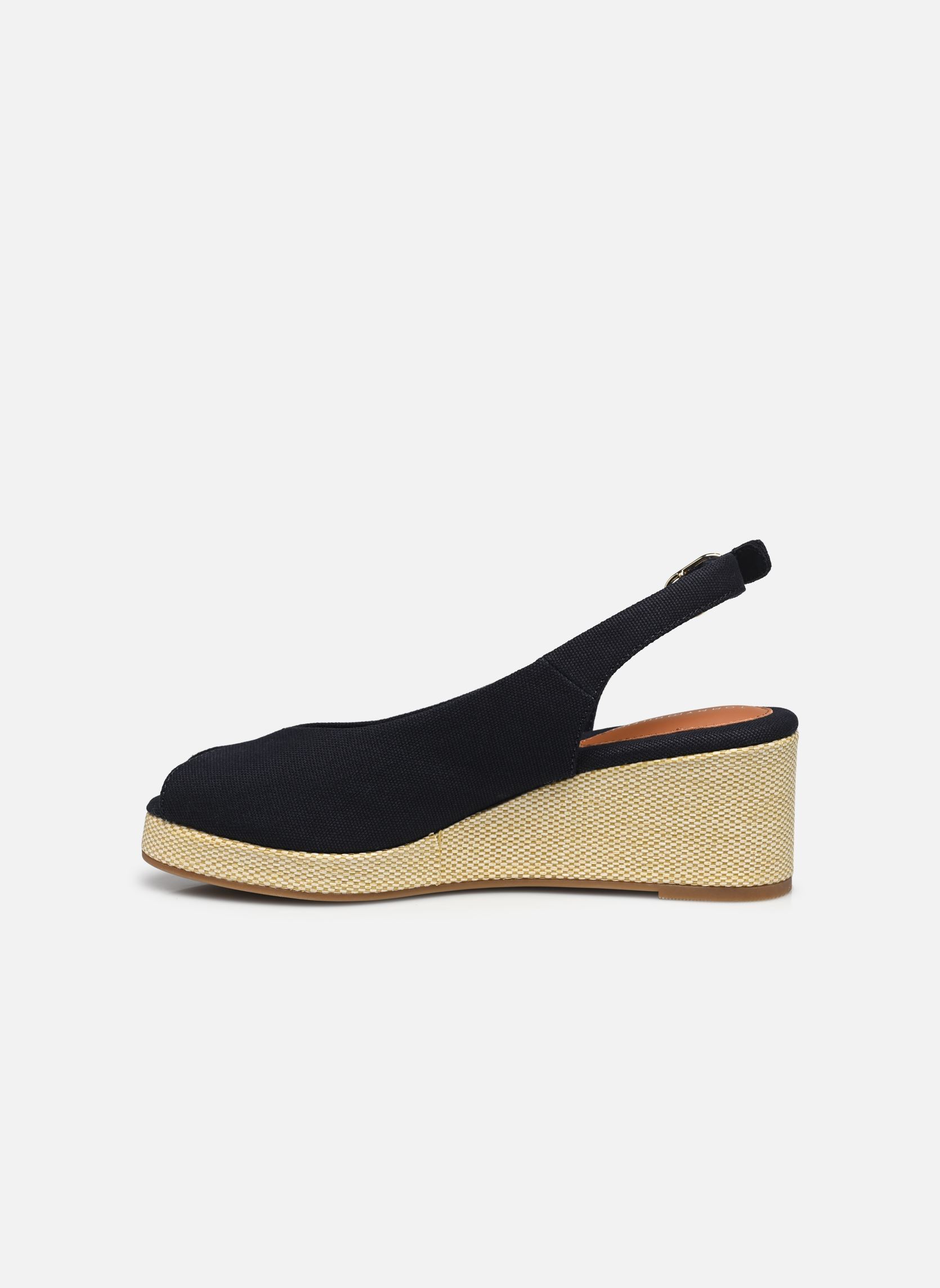 Espadrilles compensées et plateformes FLAG MID WEDGE ESPAD femme bleu Tommy Hilfiger Espadrilles compensées et plateformes FLAG MID WEDGE ESPAD femme bleu SPACE BLUE